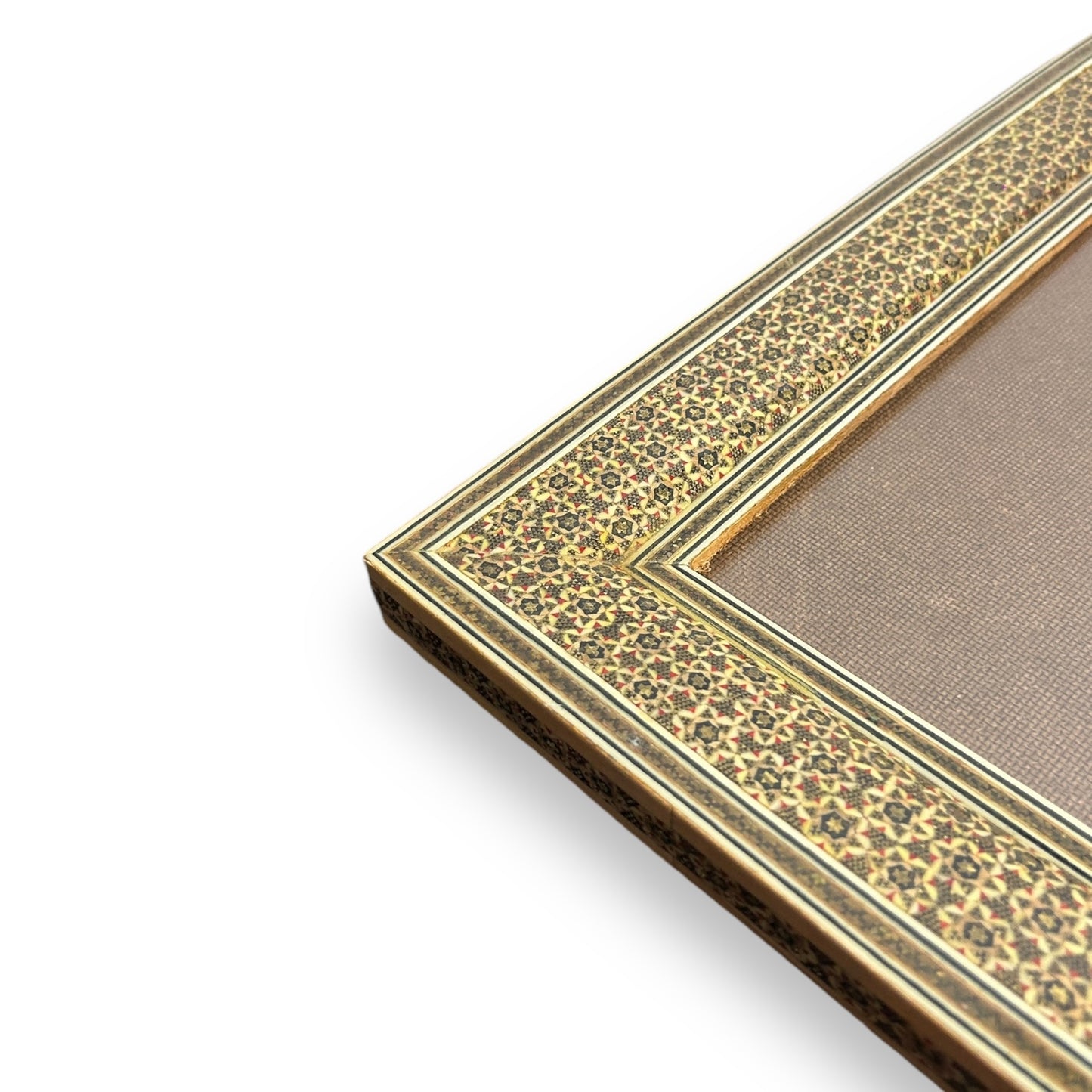 Vintage 1960s Persian Khatam Mosaic Frame