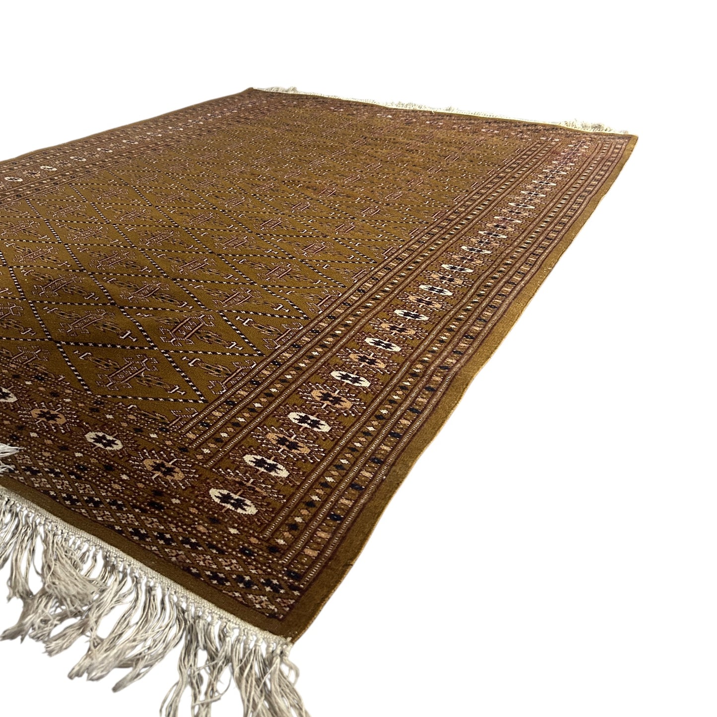 Vintage Traditional Bokhara Pakistani Rug
