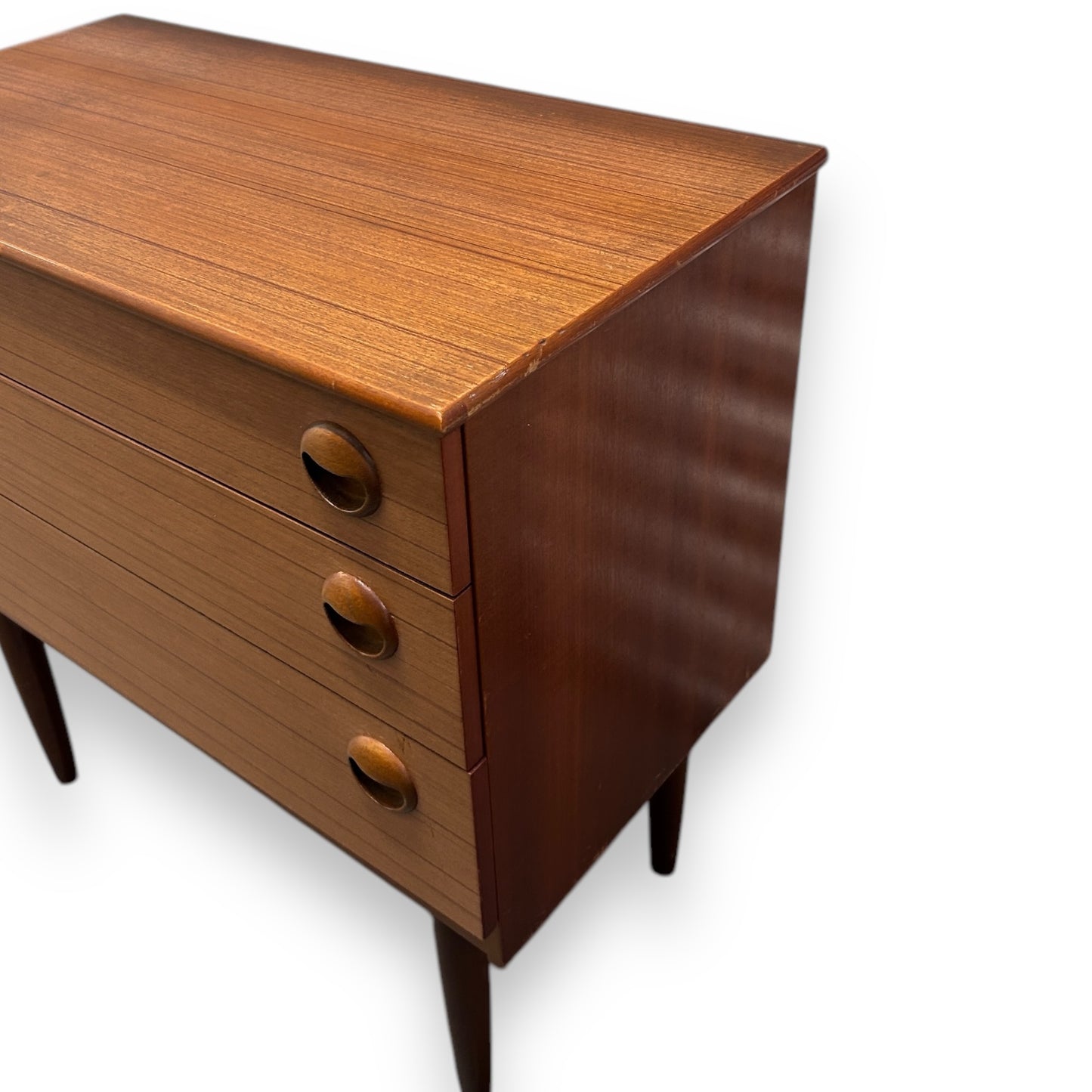 mid century teak chest of drawers