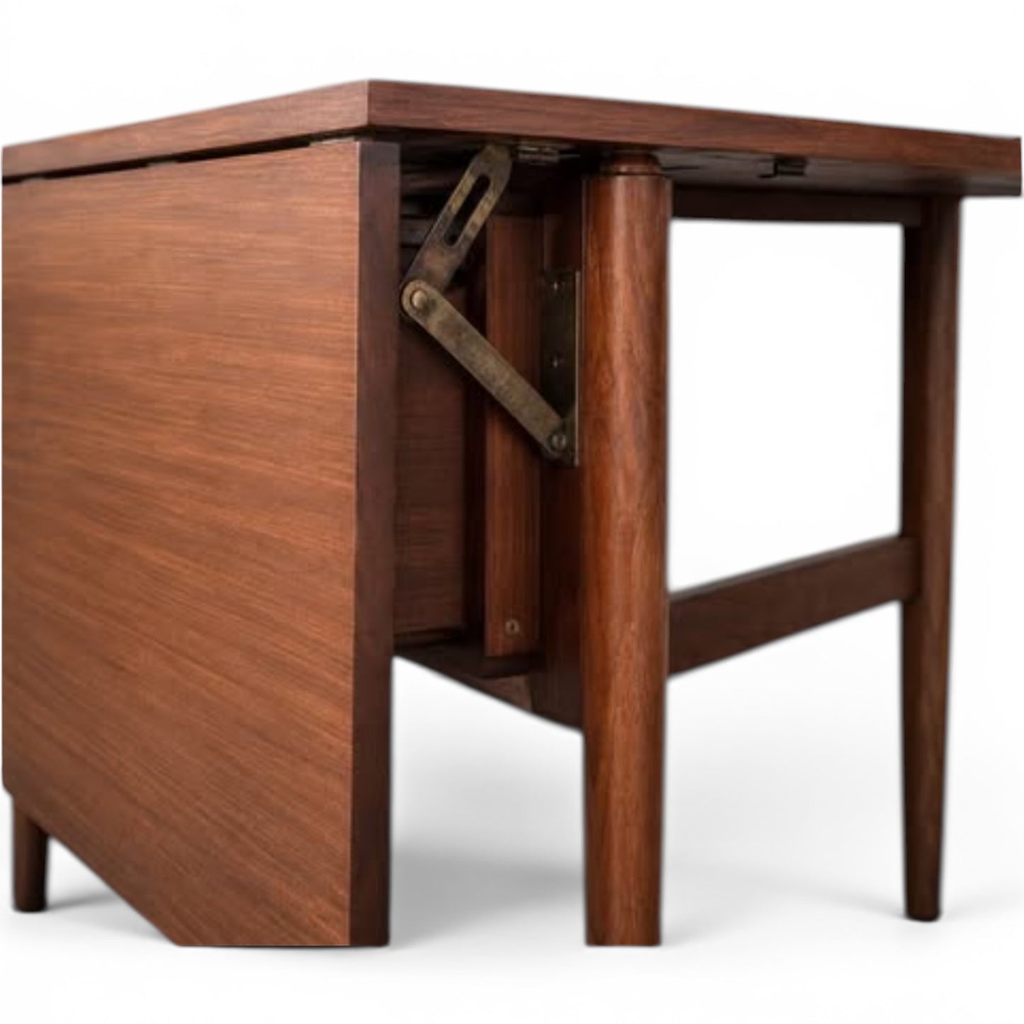 Mid Century EON Elliotts of Newbury Teak Drop Leaf Dining Table | Gate Leg Extending Kitchen Table