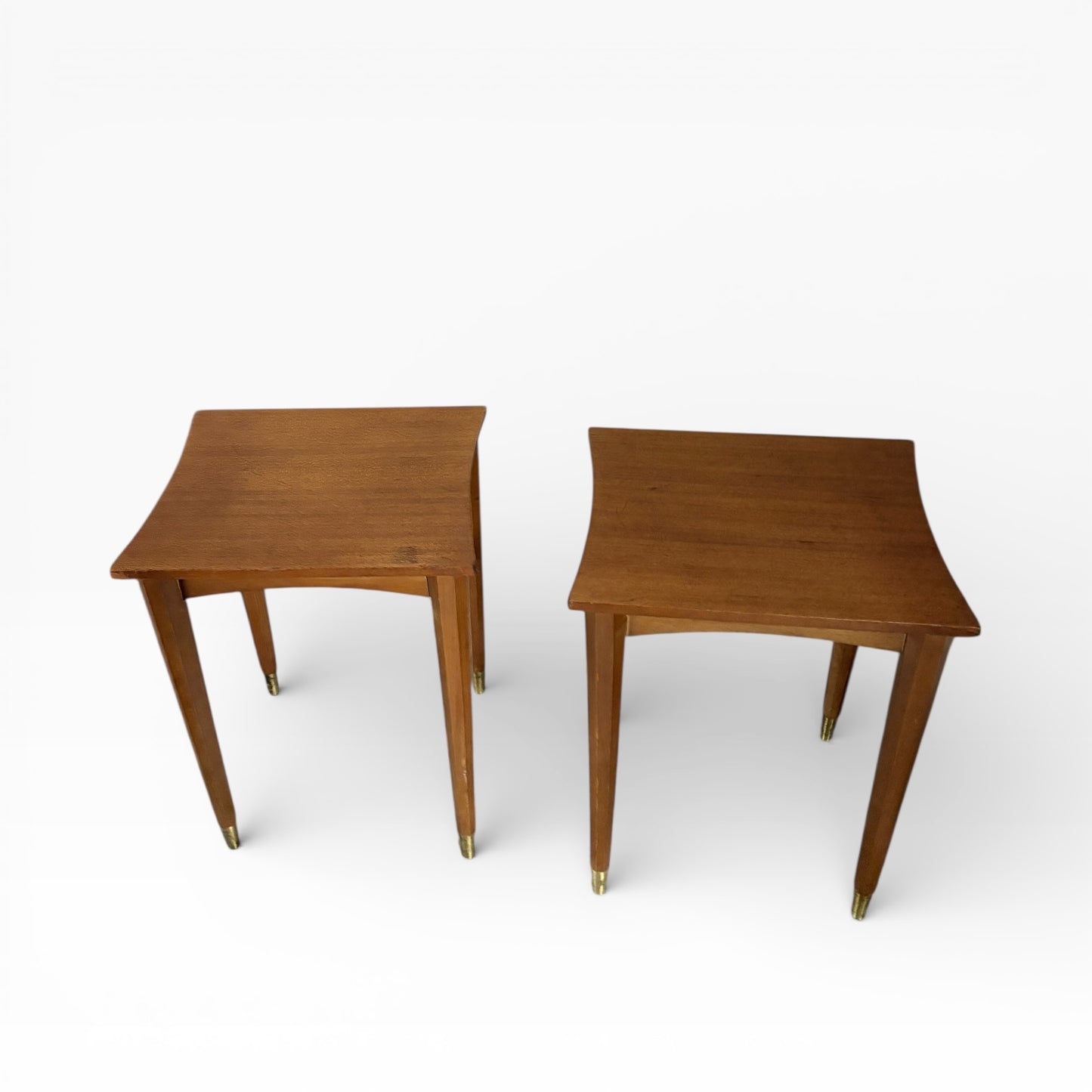 Vintage Teak Bedside Tables – Pair | Mid-Century Scandinavian — view 6