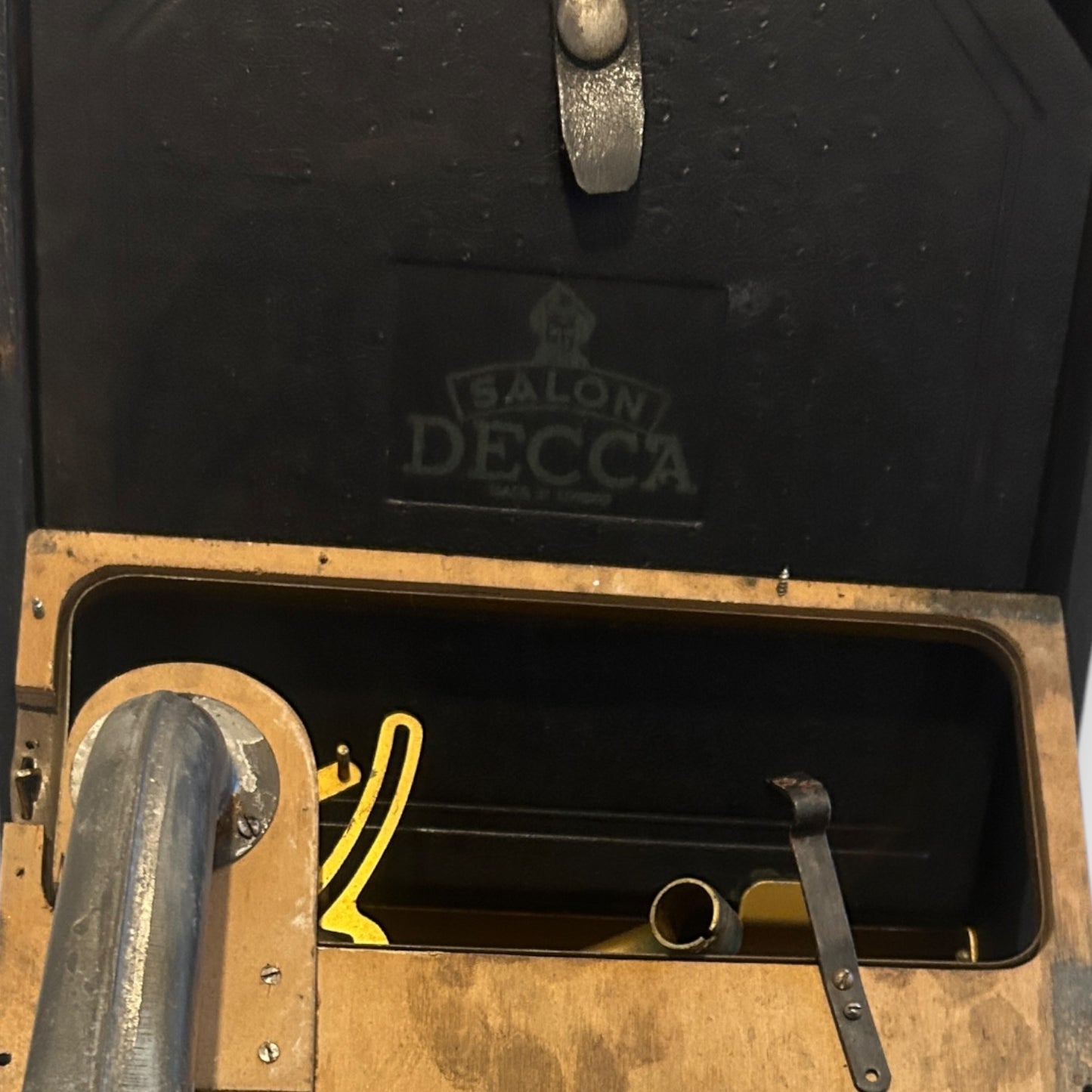 Vintage 1930s Salon Decca 20 Gramophone Record Player