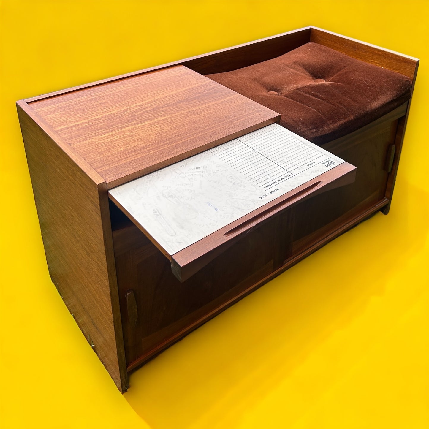 Mid Century Telephone Table by Chippy Heath