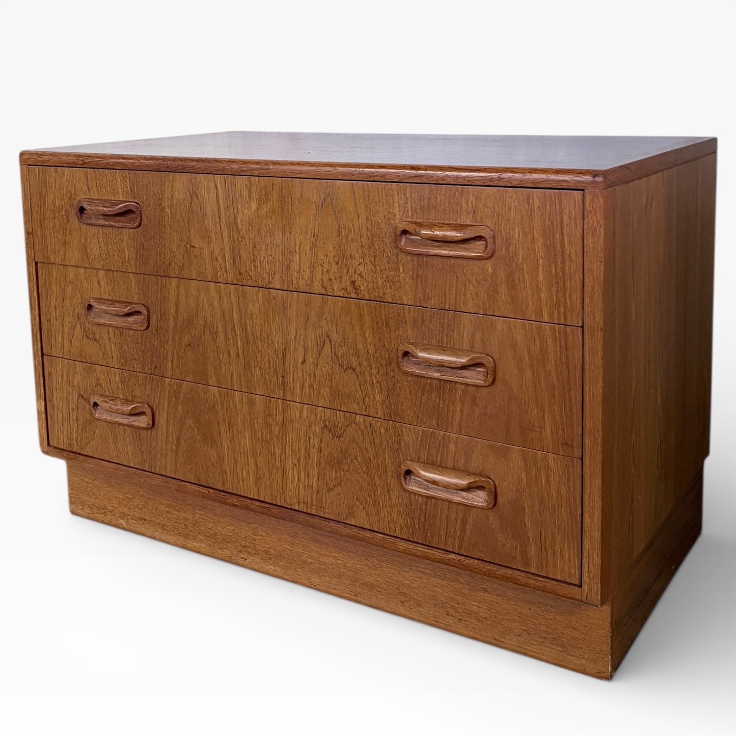 G Plan Fresco Three-Drawer Chest – Mid-Century Teak (c.1960s)