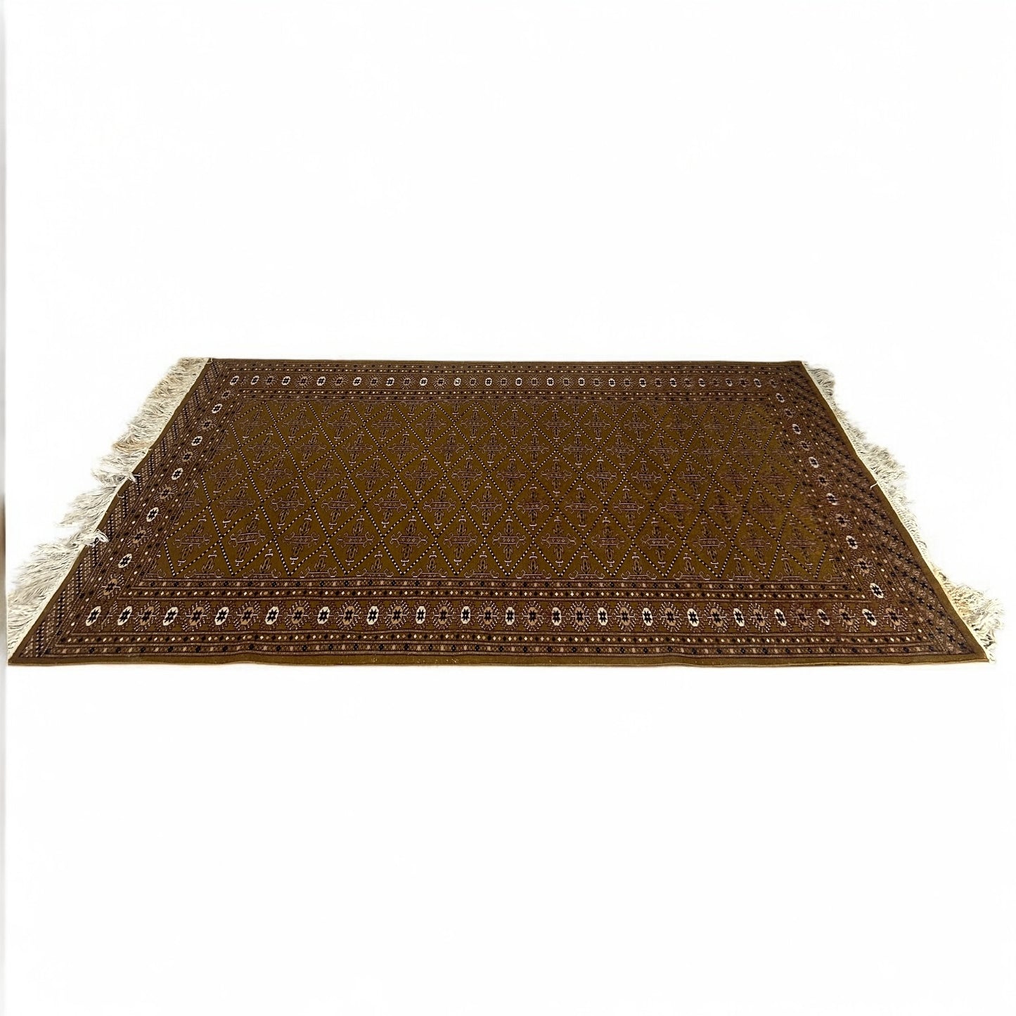 Vintage Traditional Bokhara Pakistani Rug