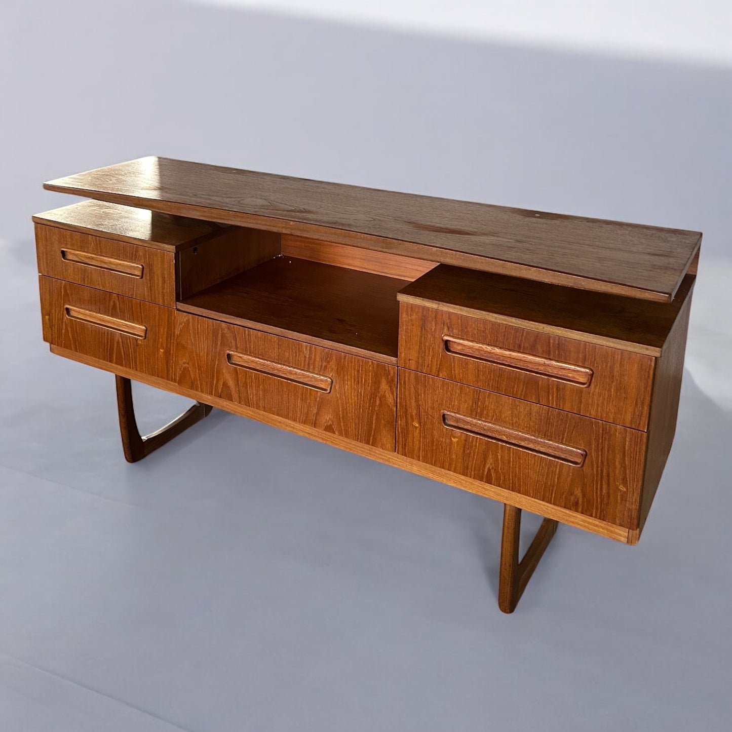 Mid Century modern Albro Teak Wood Sideboard Buffet Cabinet