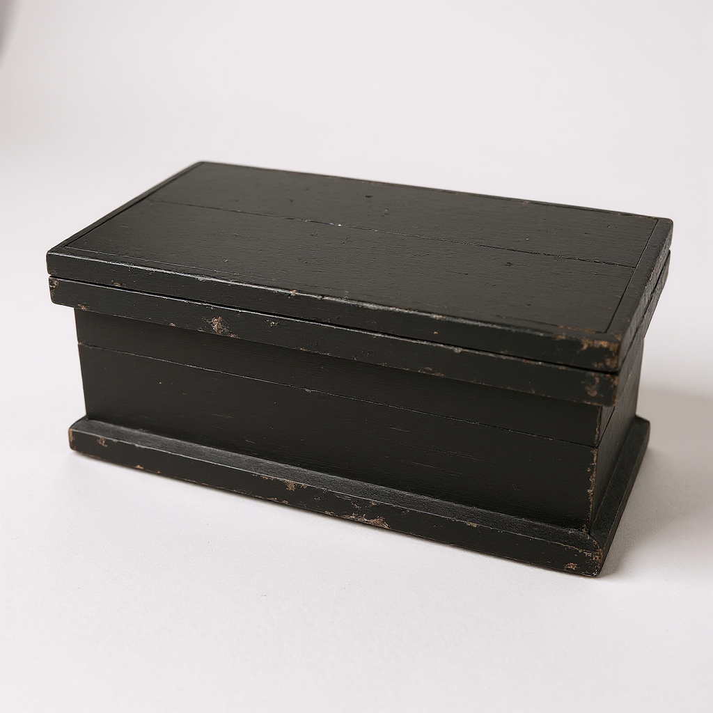Vintage Military Wooden Tool Chest | Old Army Storage Box with Compartments