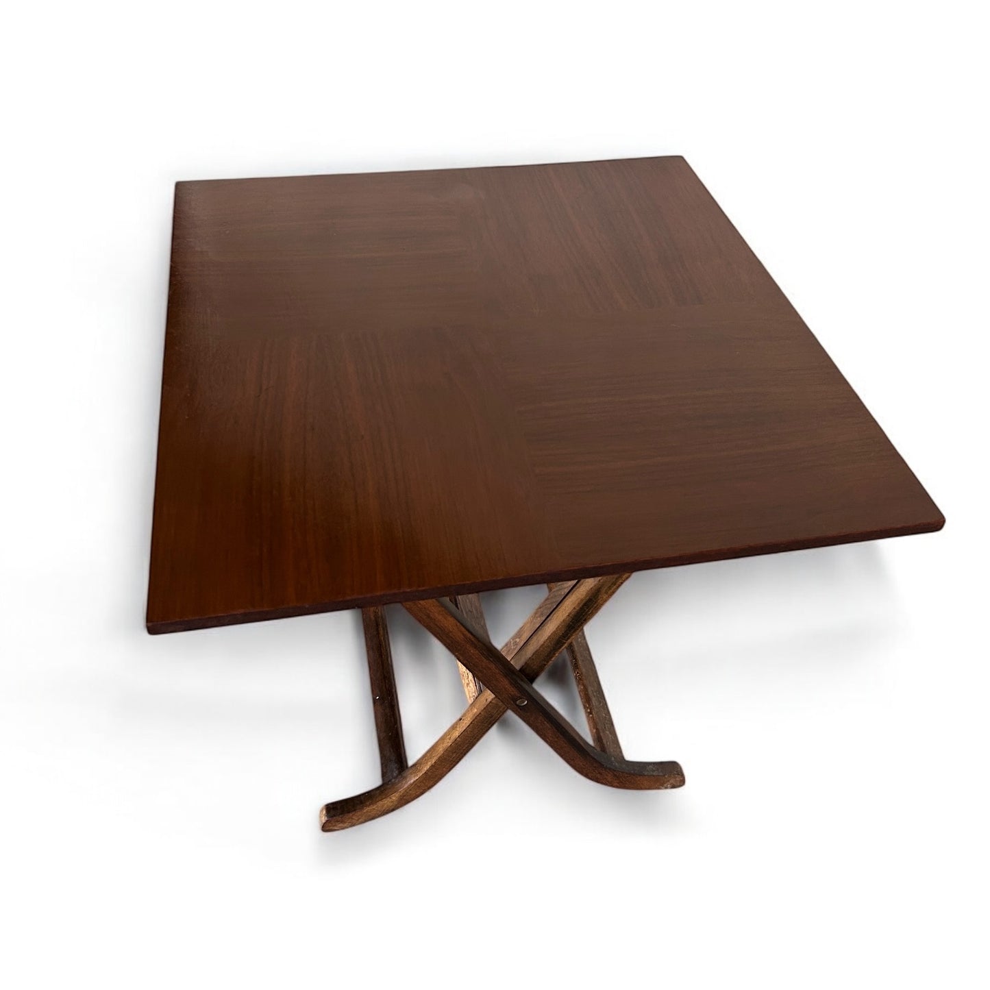 Mid Century Meredew Walnut Folding Table
