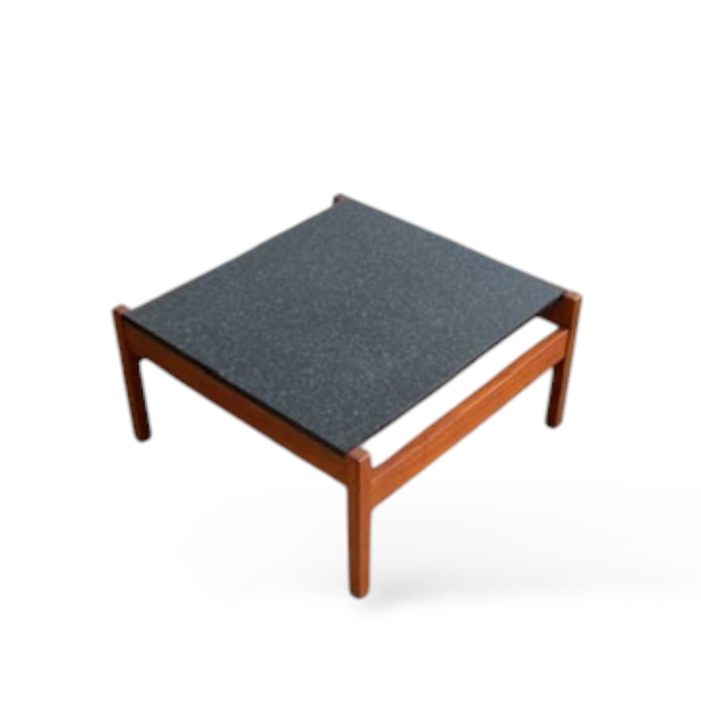 Afromosia Teak & Laminate Coffee Table by Guy Rogers – Mid-Century British Design