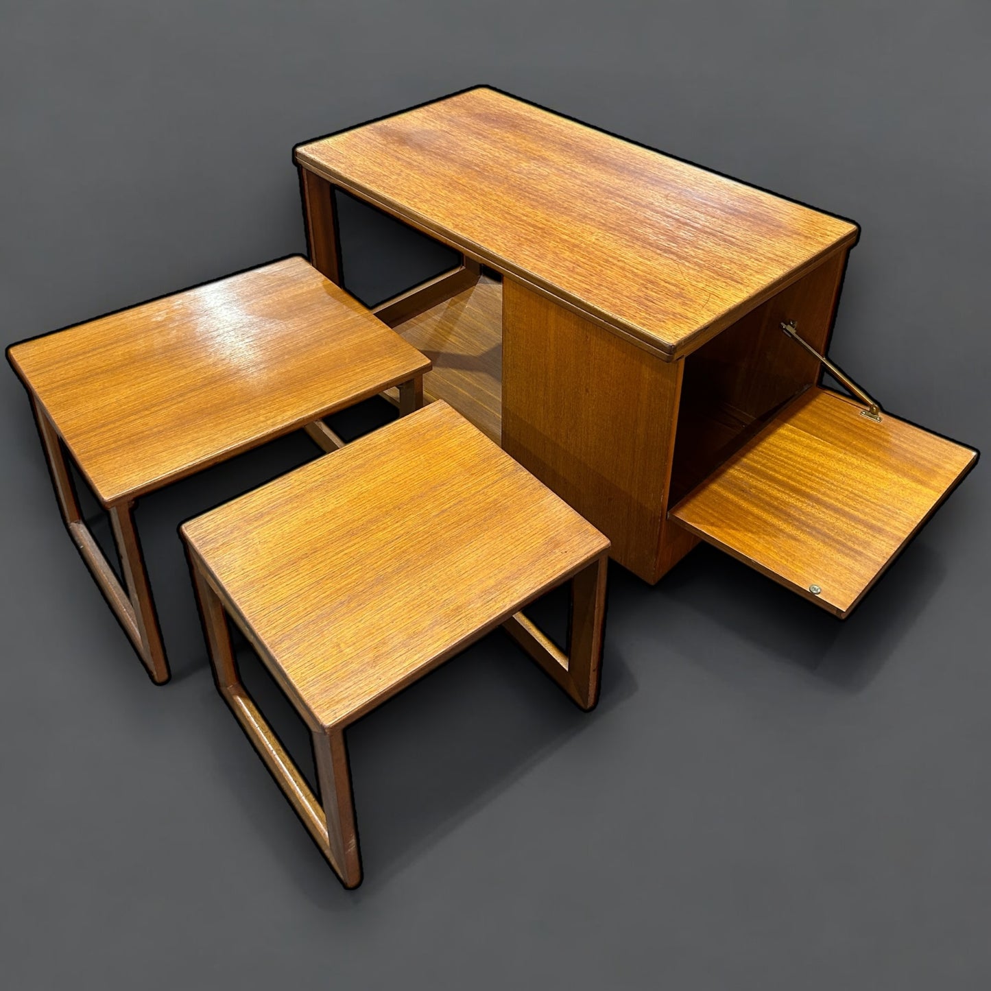 Mid Century Mcintosh Metamorphic Nest of Tables