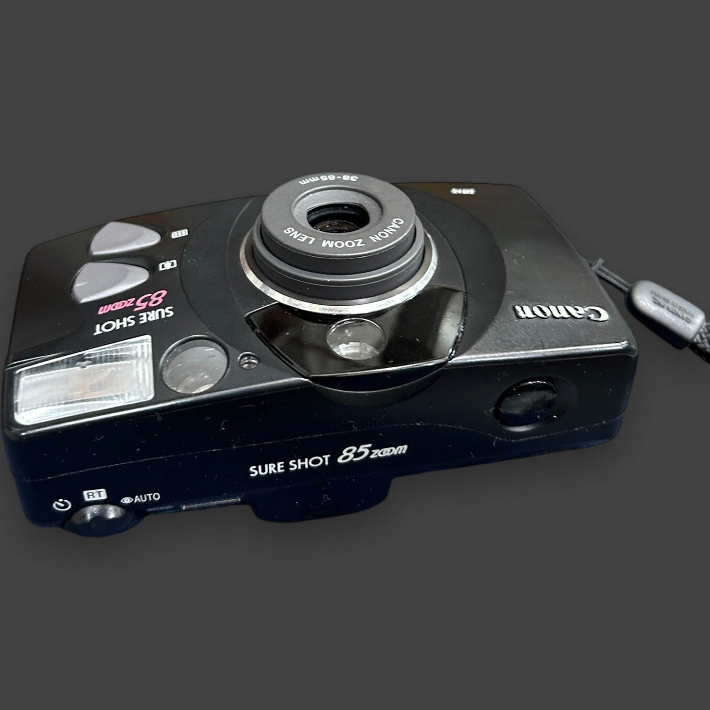 Vintage 80s Canon Sureshot 85 Zoom 35mm film camera