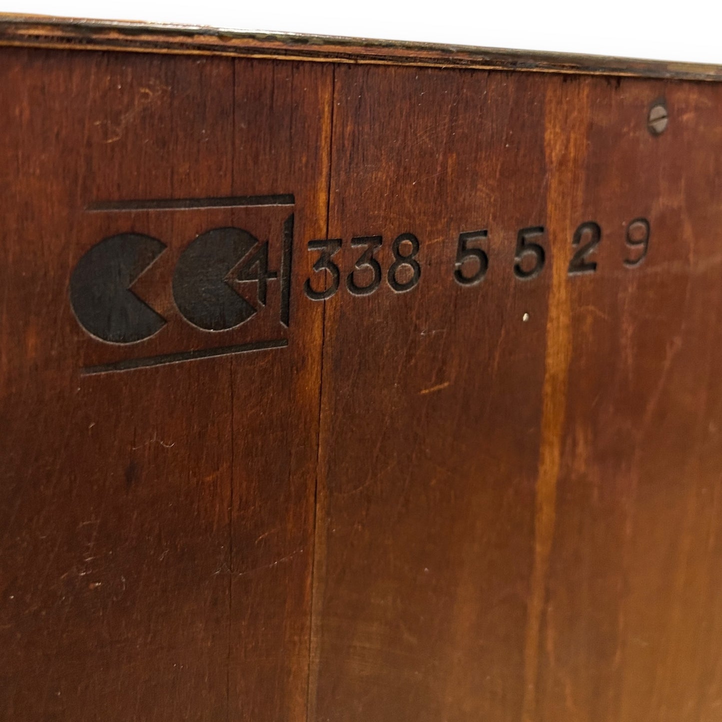 Vintage 1940s CC41 Wood Bookcase Cabinet