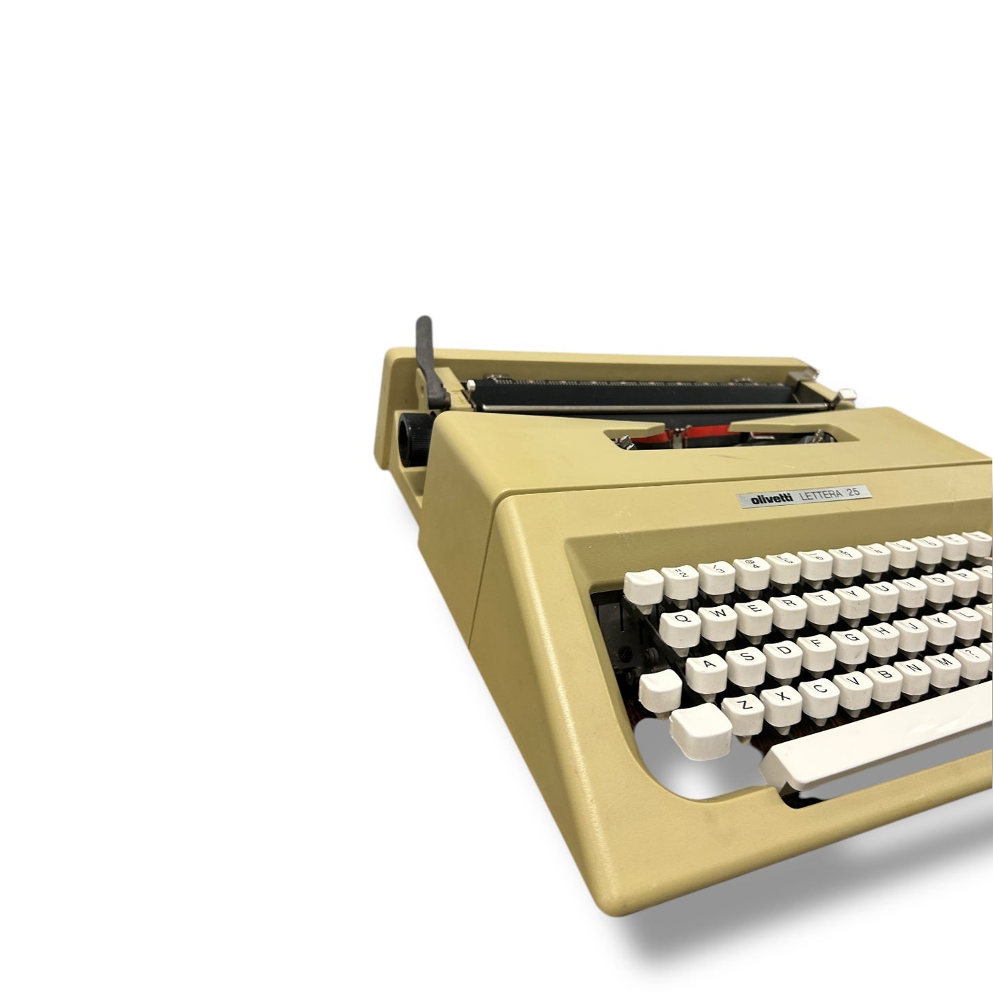 Mid Century Olivetti Lettera 25 Portable Typewriter