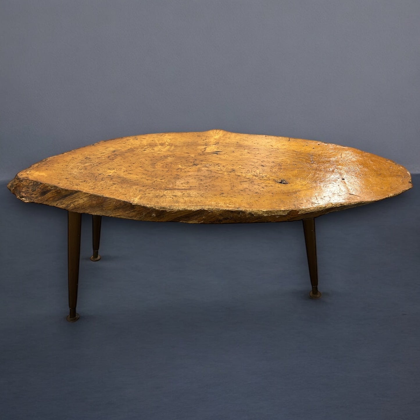 Mid Century Tree Log Coffee Table