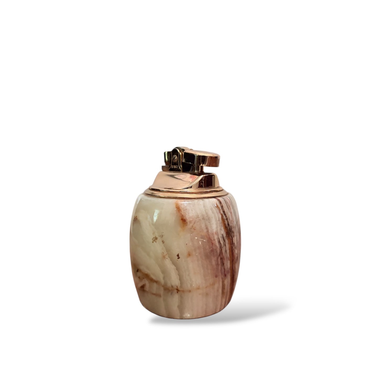 Italian Art Deco Onyx Marble Tabletop Lighter