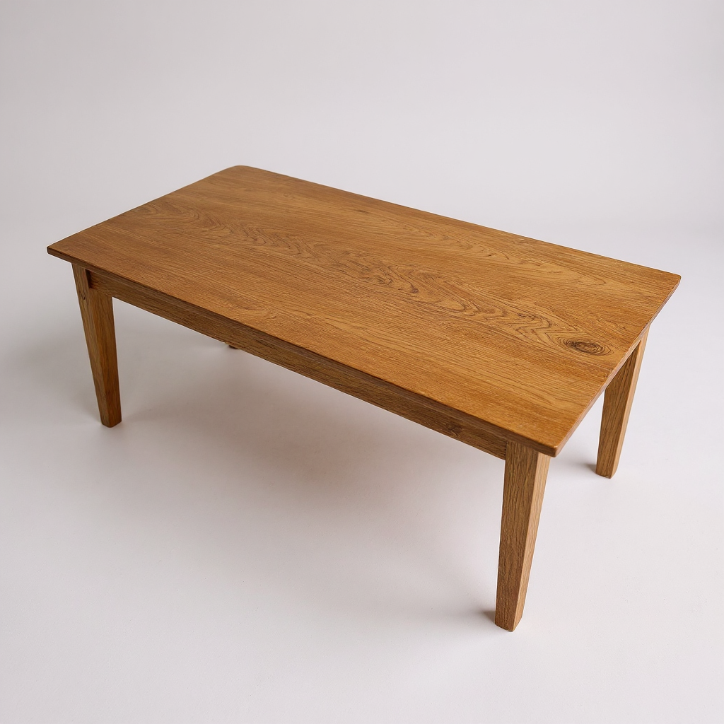 John Laurence Solid Oak Coffee Table | Mid Century Modern Classic