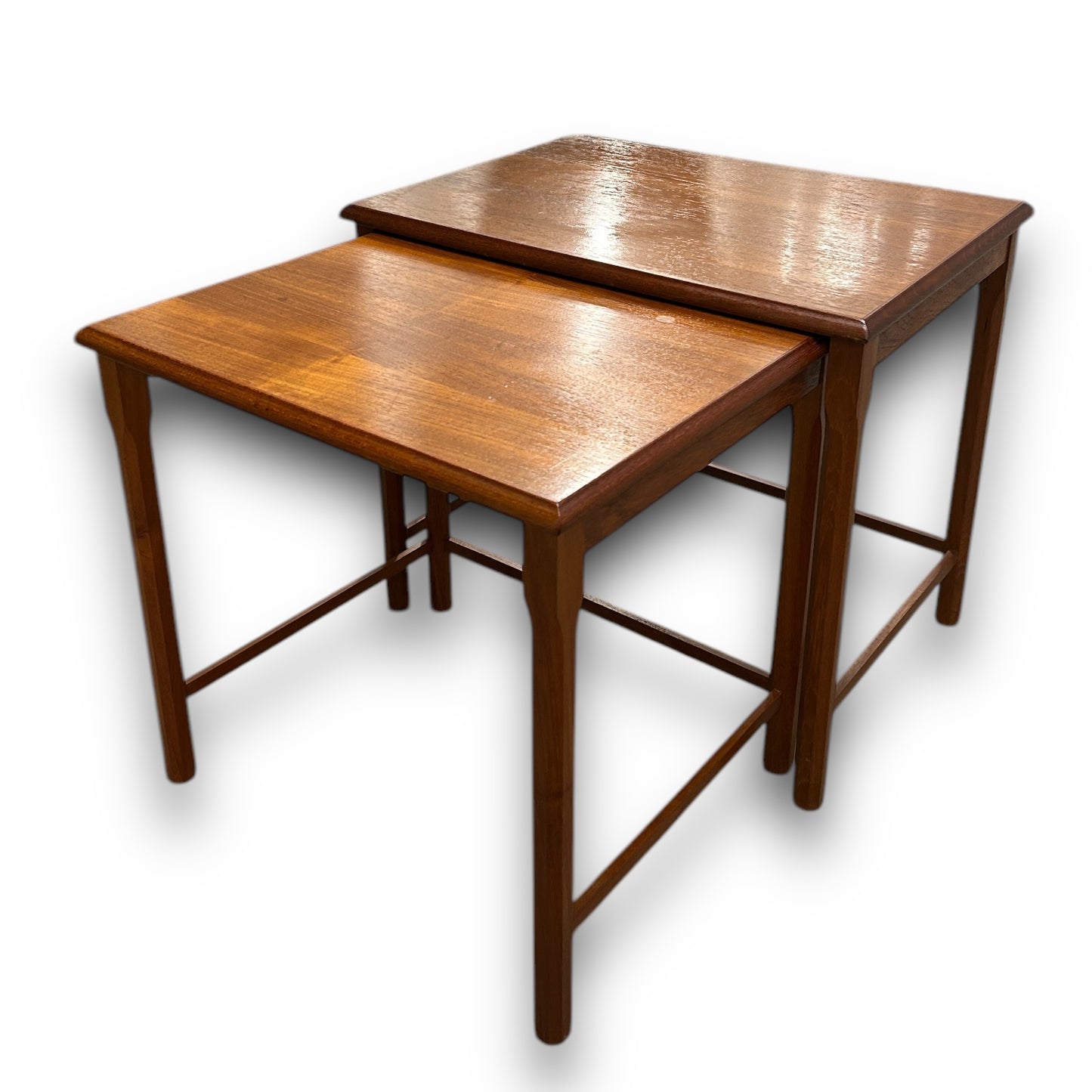 Mid Century Teak Wood Nest of Tables
