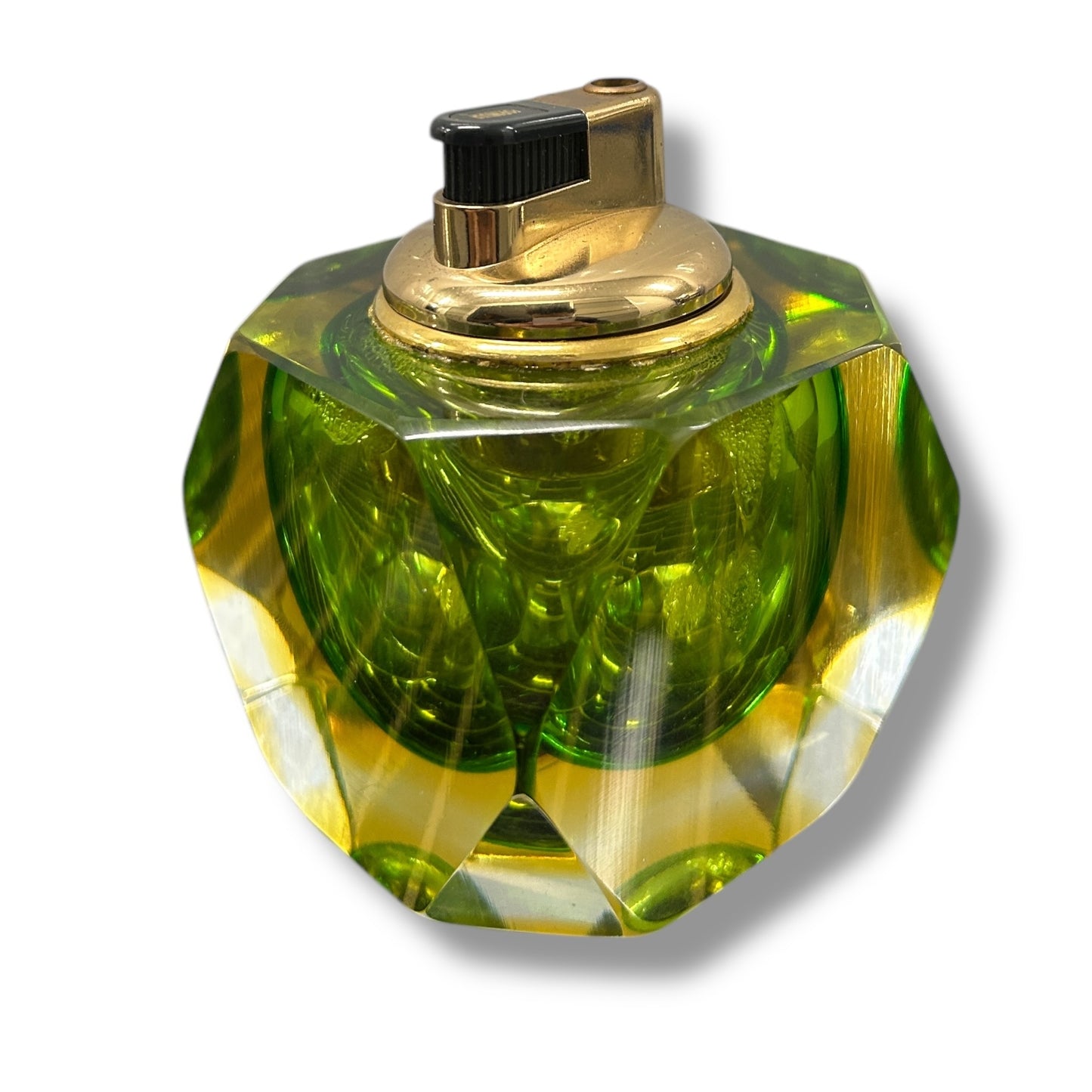 Mid Century Sommerso Murano Glass Lighter by Flavio Poli