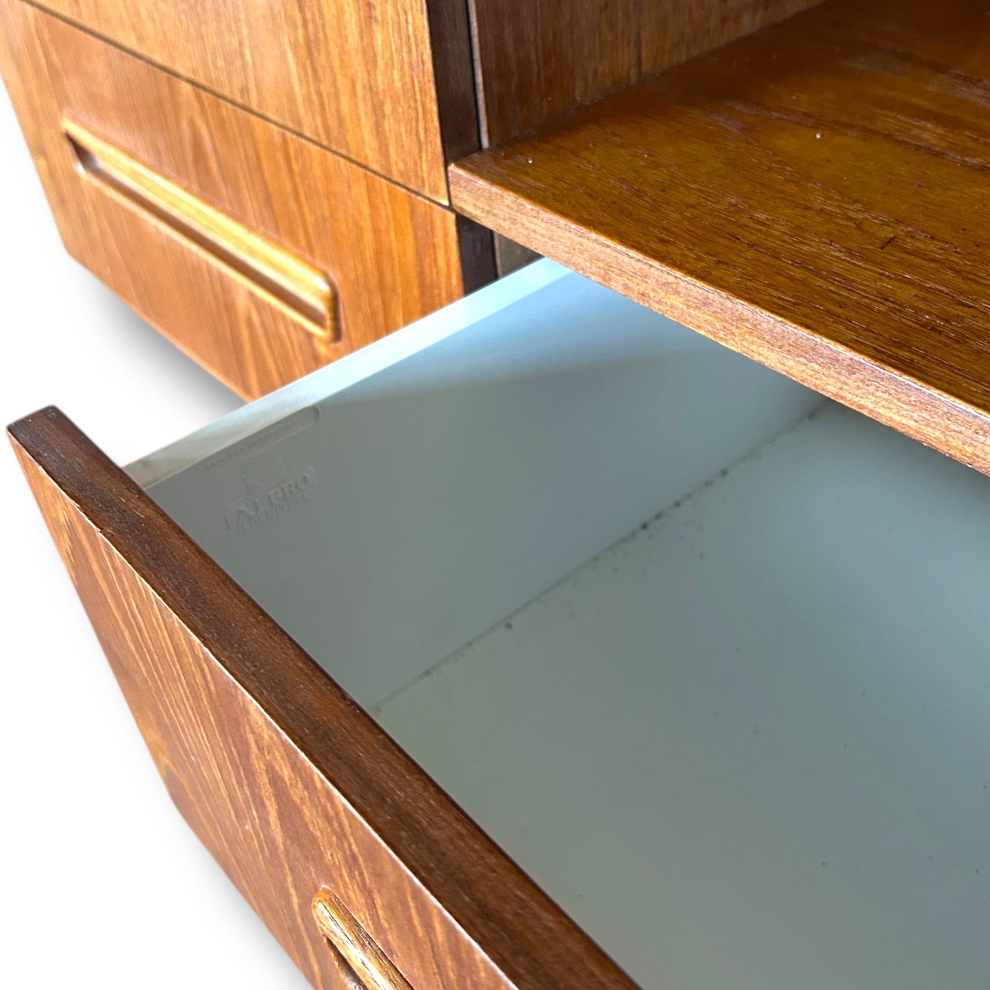 Mid Century modern Albro Teak Wood Sideboard Buffet Cabinet