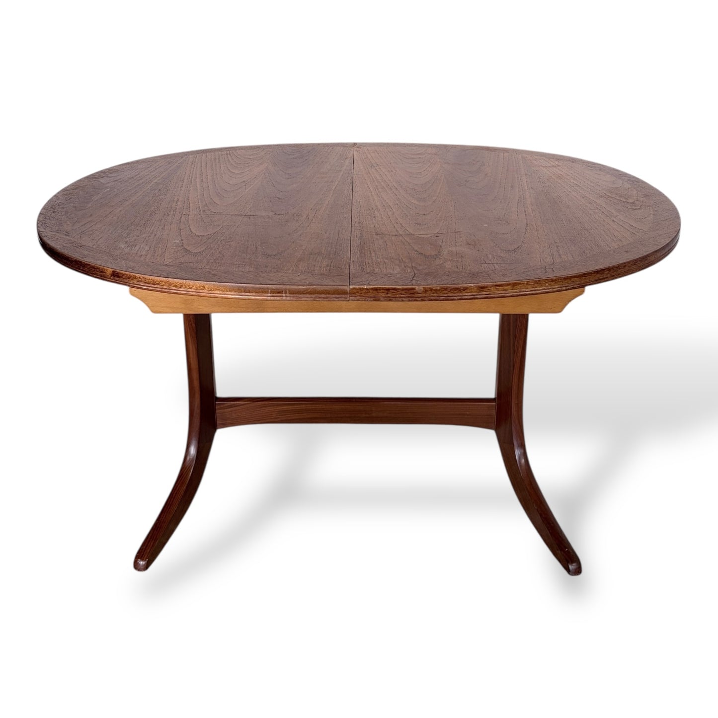Vintage Parker Knoll Oval Extending Dining Table
