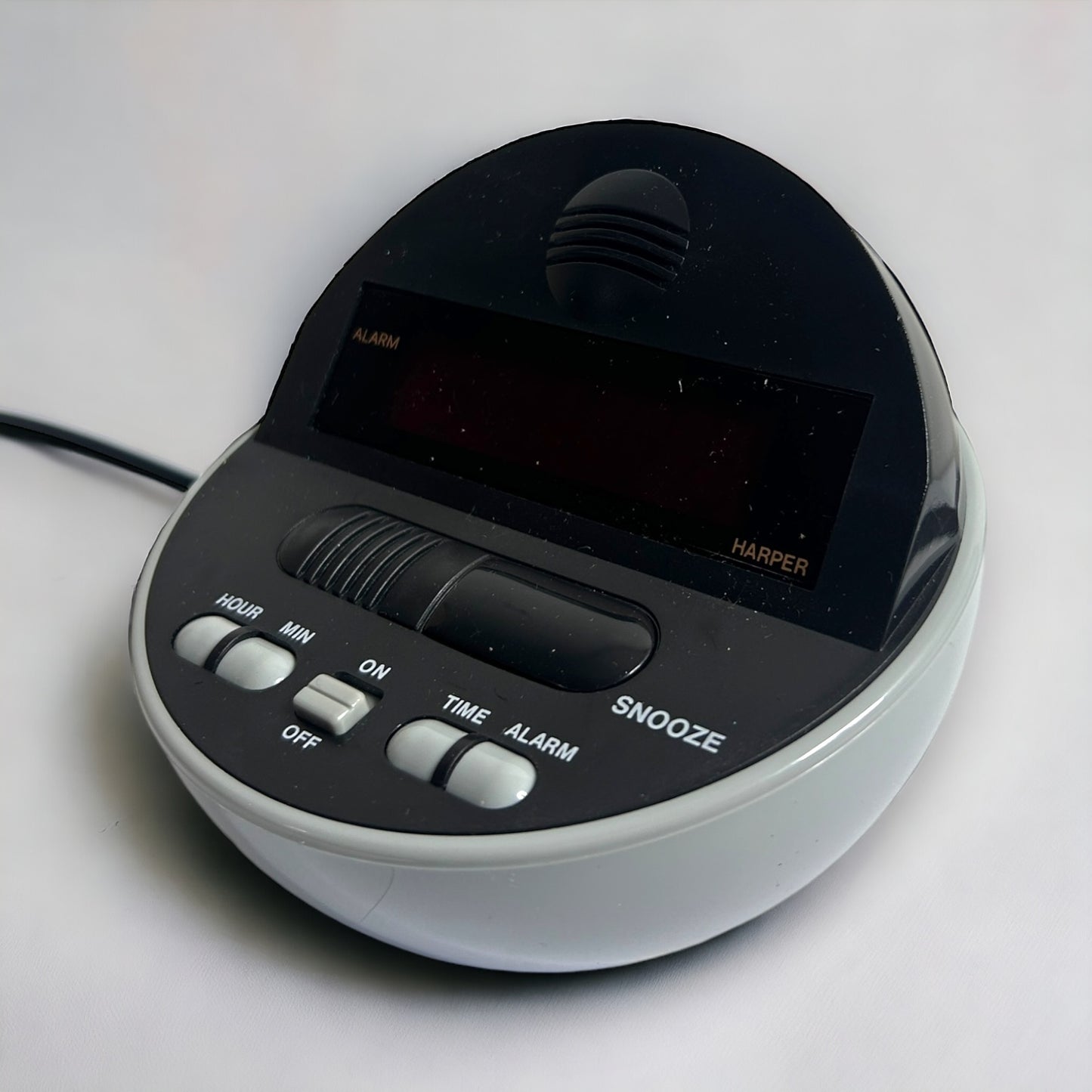 Vintage Space Age Sphere Alarm Clock