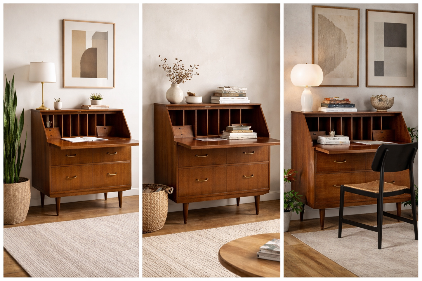 Mid-Century Sutcliffe of Todmorden Writing Bureau Desk