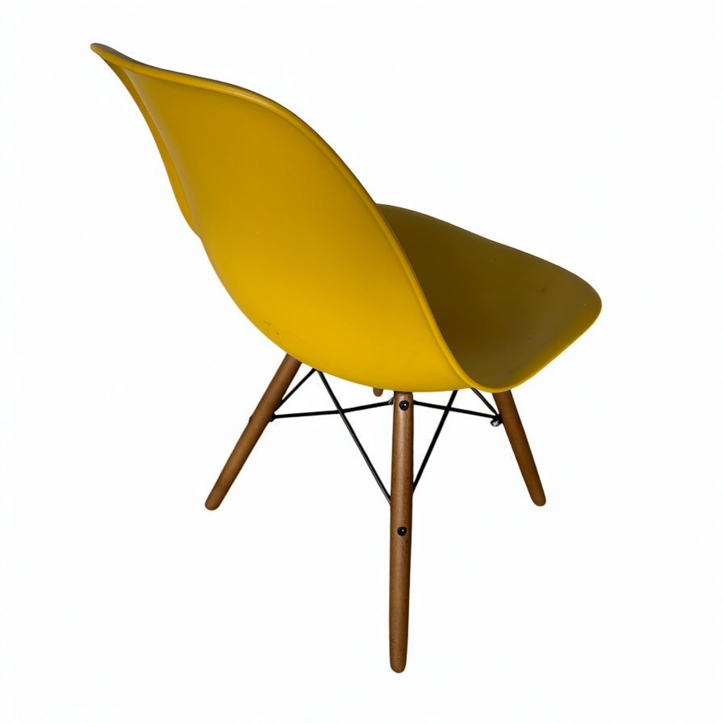 Vintage Style Eames Yellow Dining Chair