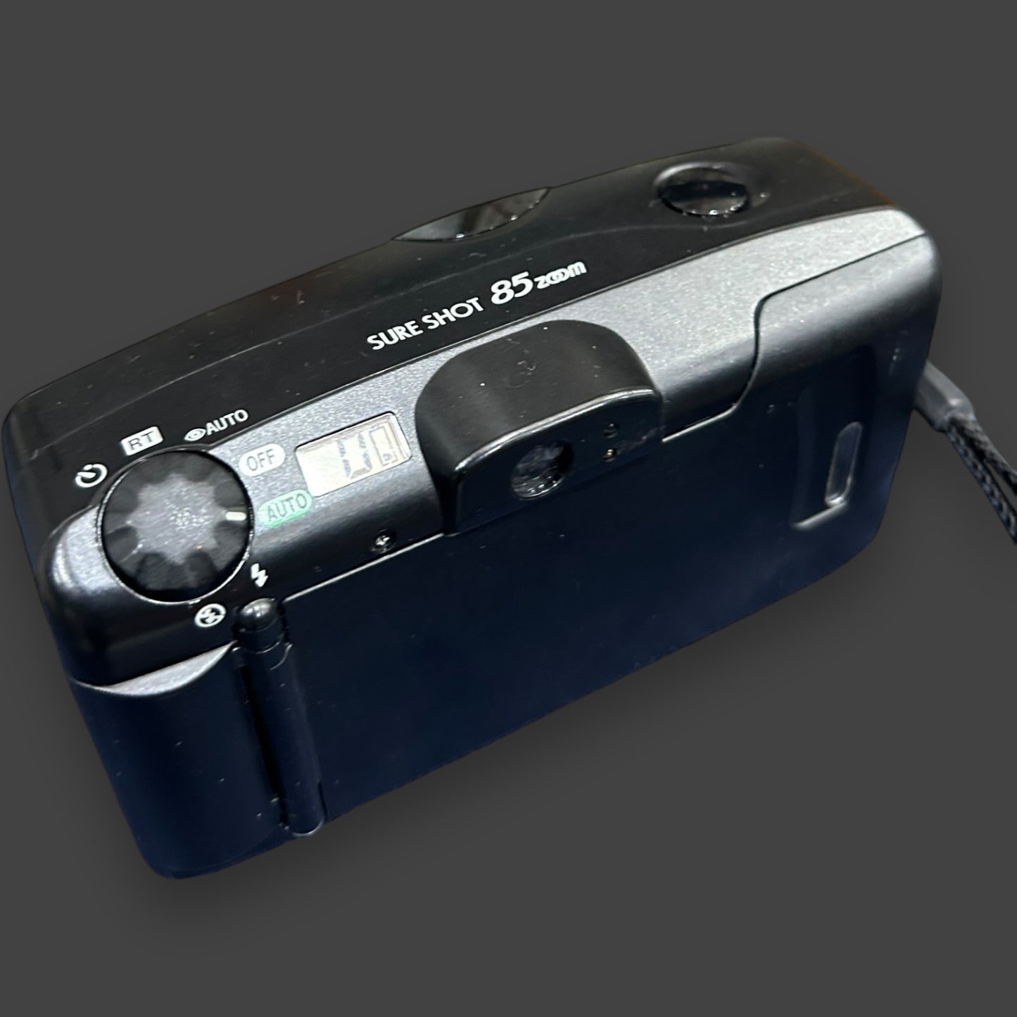 Vintage 80s Canon Sureshot 85 Zoom 35mm film camera