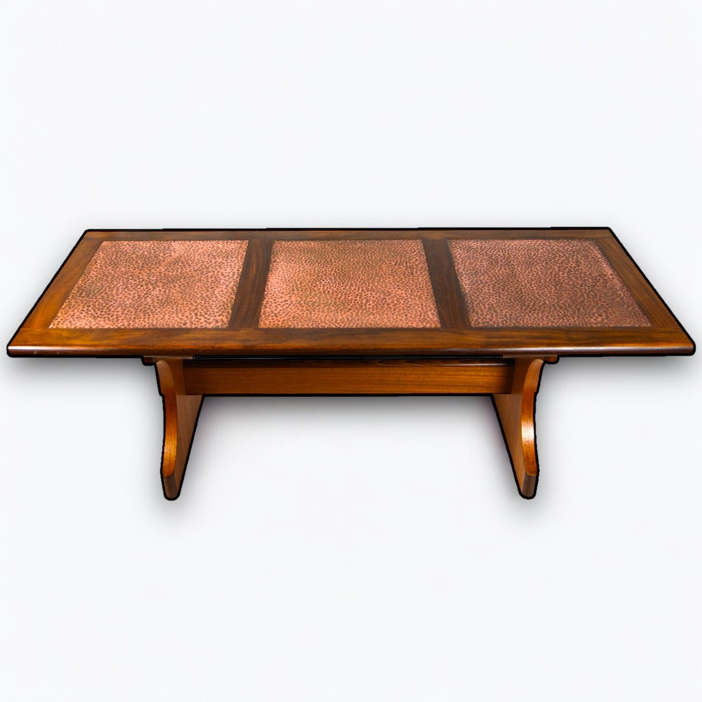 Mid Century G Plan Teak and Copper Coffee Table