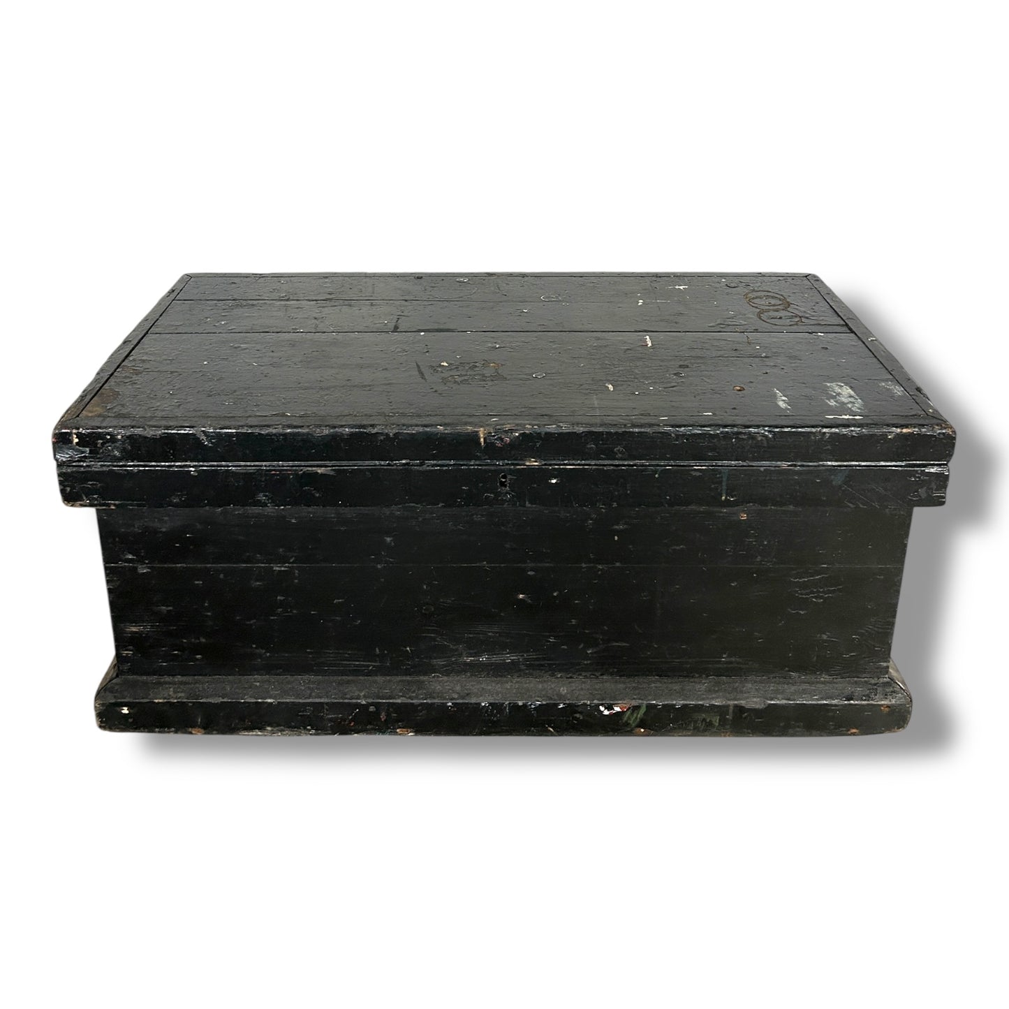 Vintage Military Wooden Tool Chest | Old Army Storage Box with Compartments