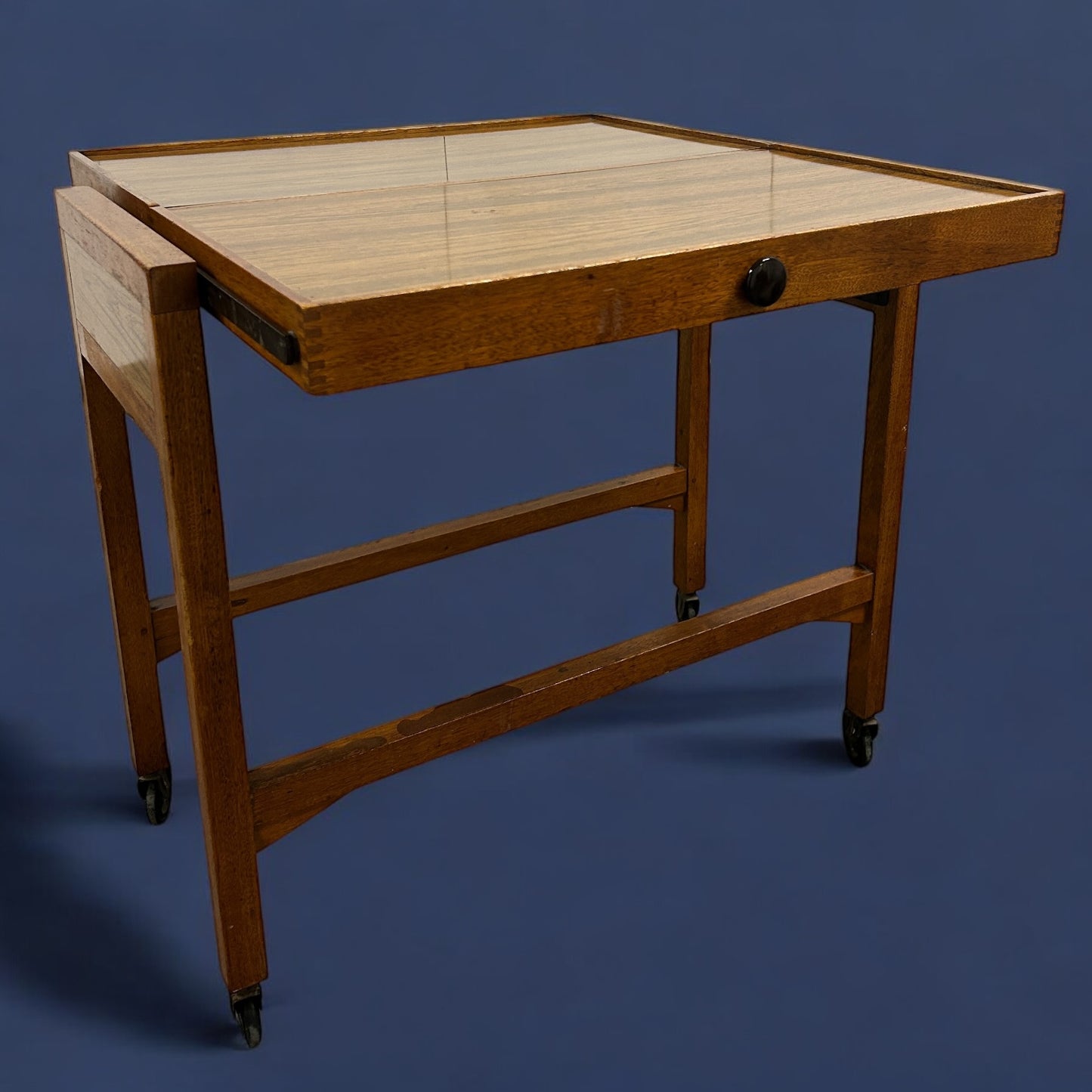 Mid Century Metamorphic Serving Trolley