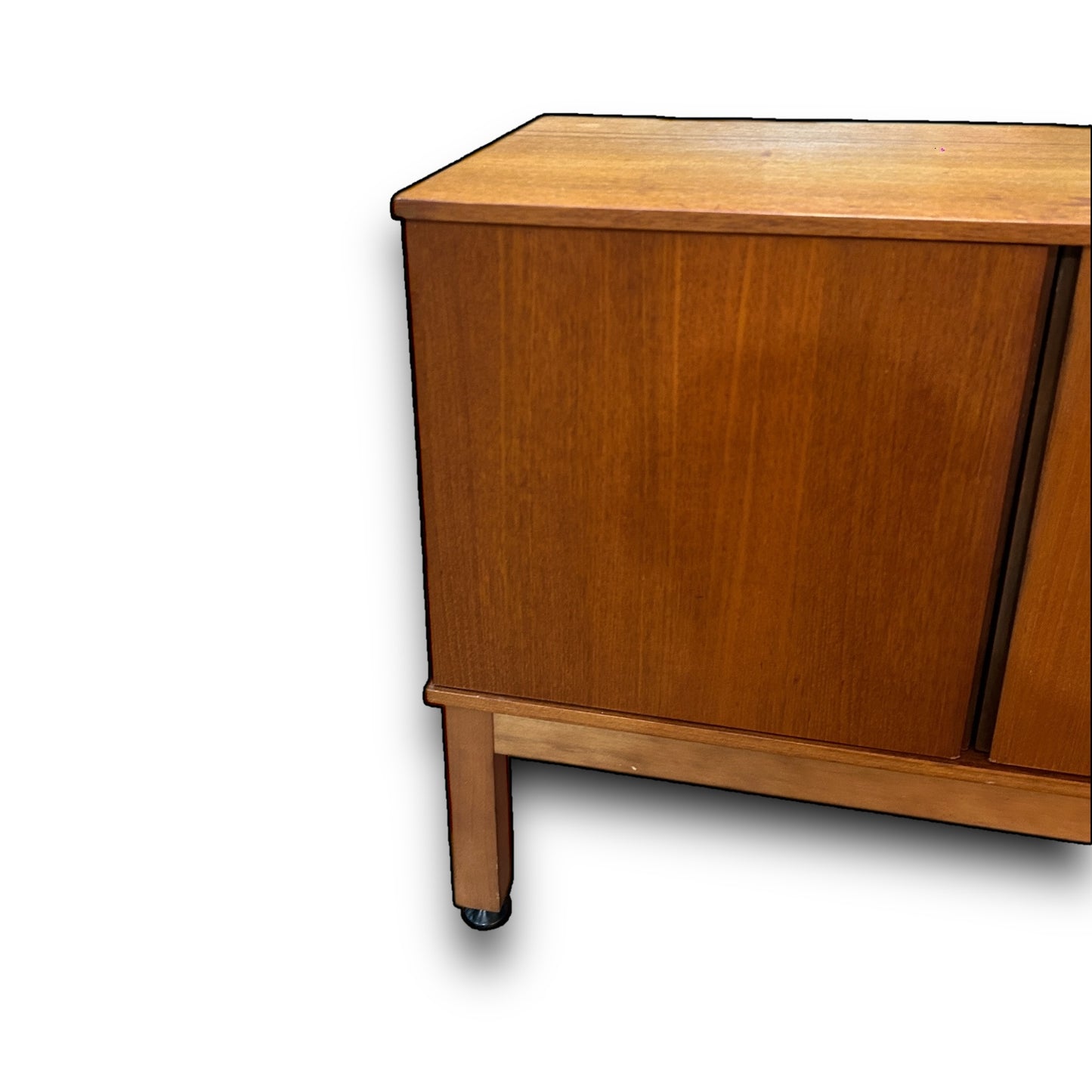 Mid Century Teak Danish Record Cabinet