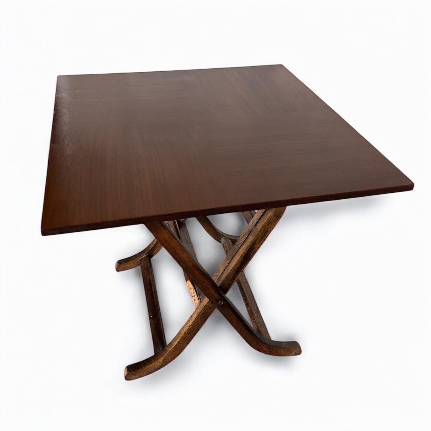 Mid Century Meredew Walnut Folding Table