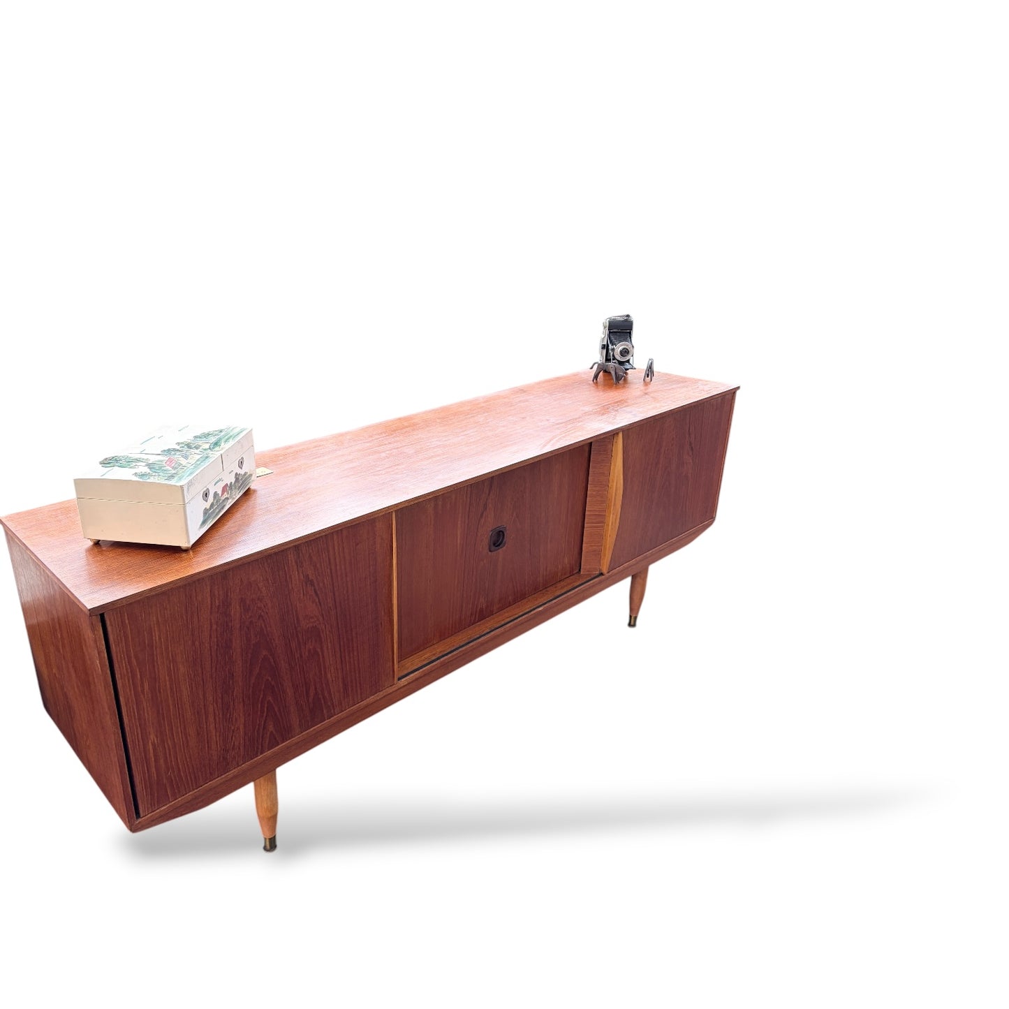 Danish Teak Sideboard | Mid-Century Modern Credenza