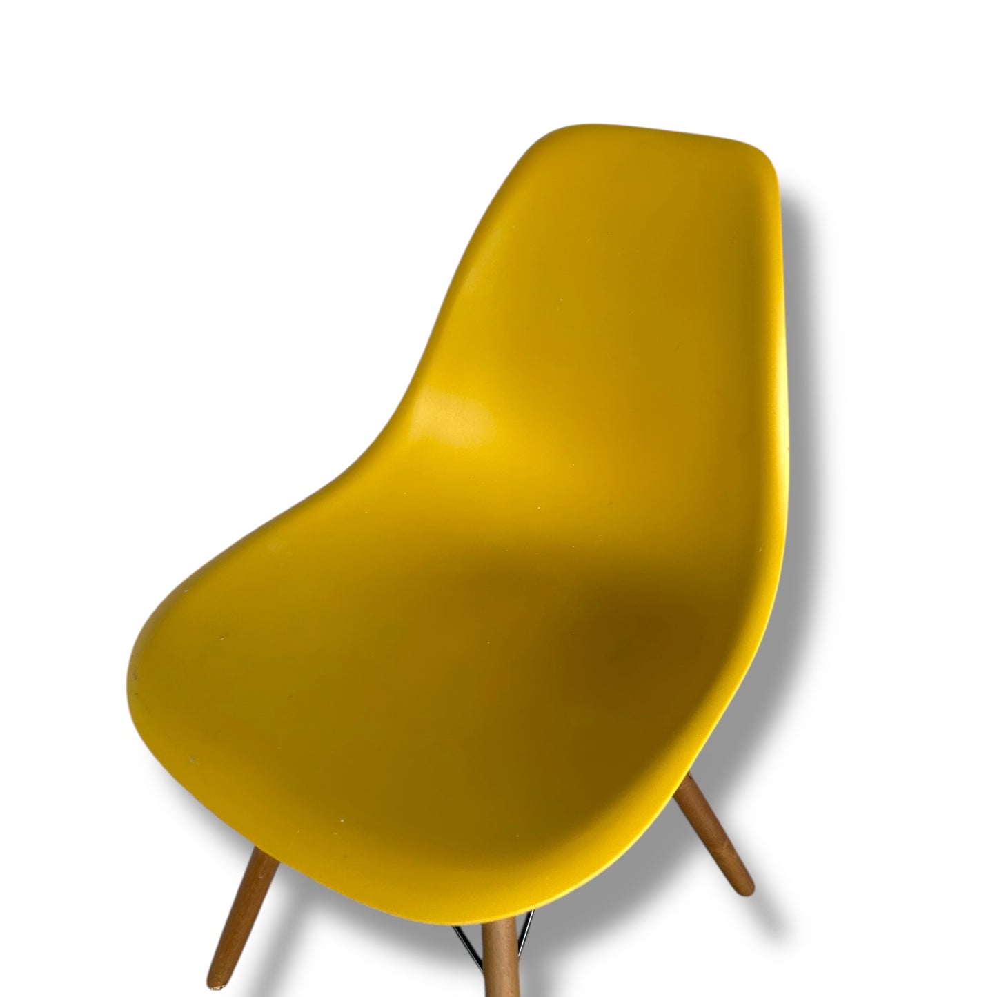 Vintage Style Eames Yellow Dining Chair