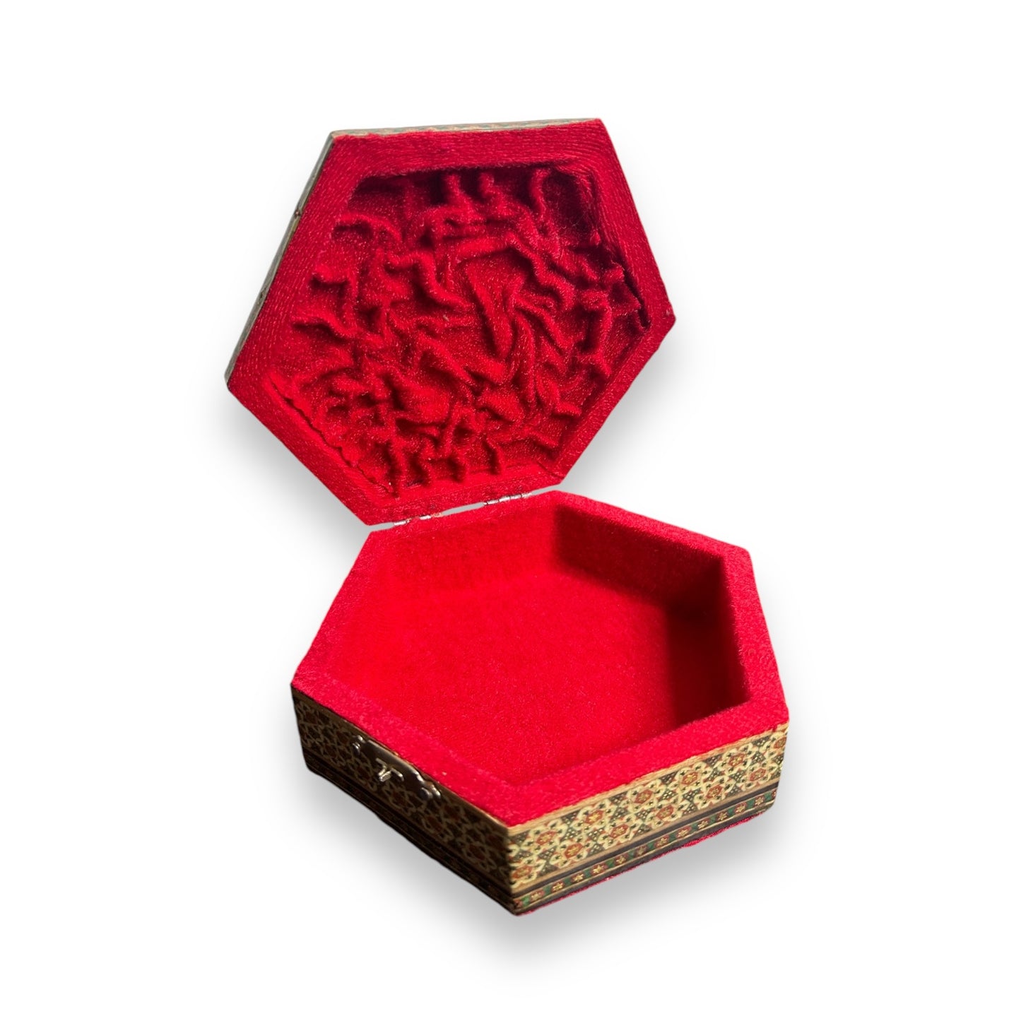 Vintage 1960s Persian Khatam Jewellery Box