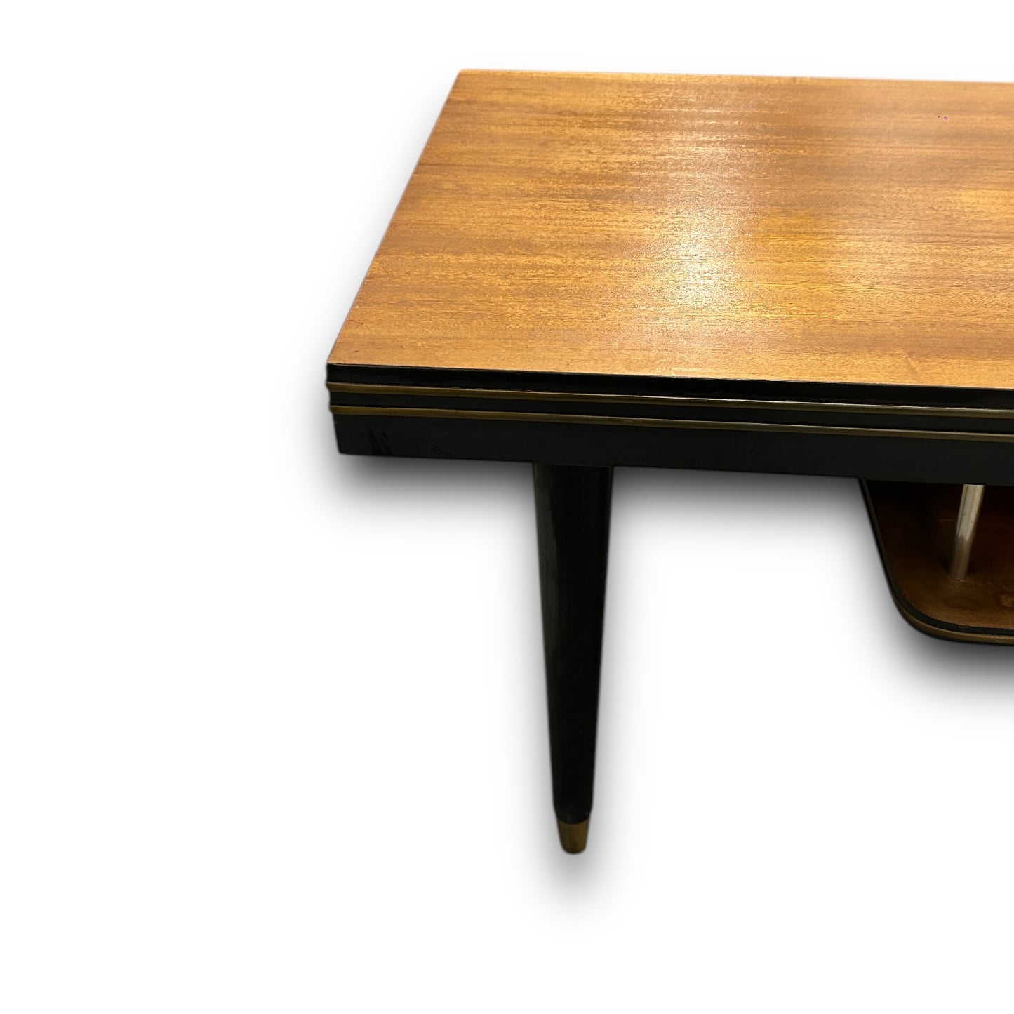 Mid Century Coffee Table with Shelf
