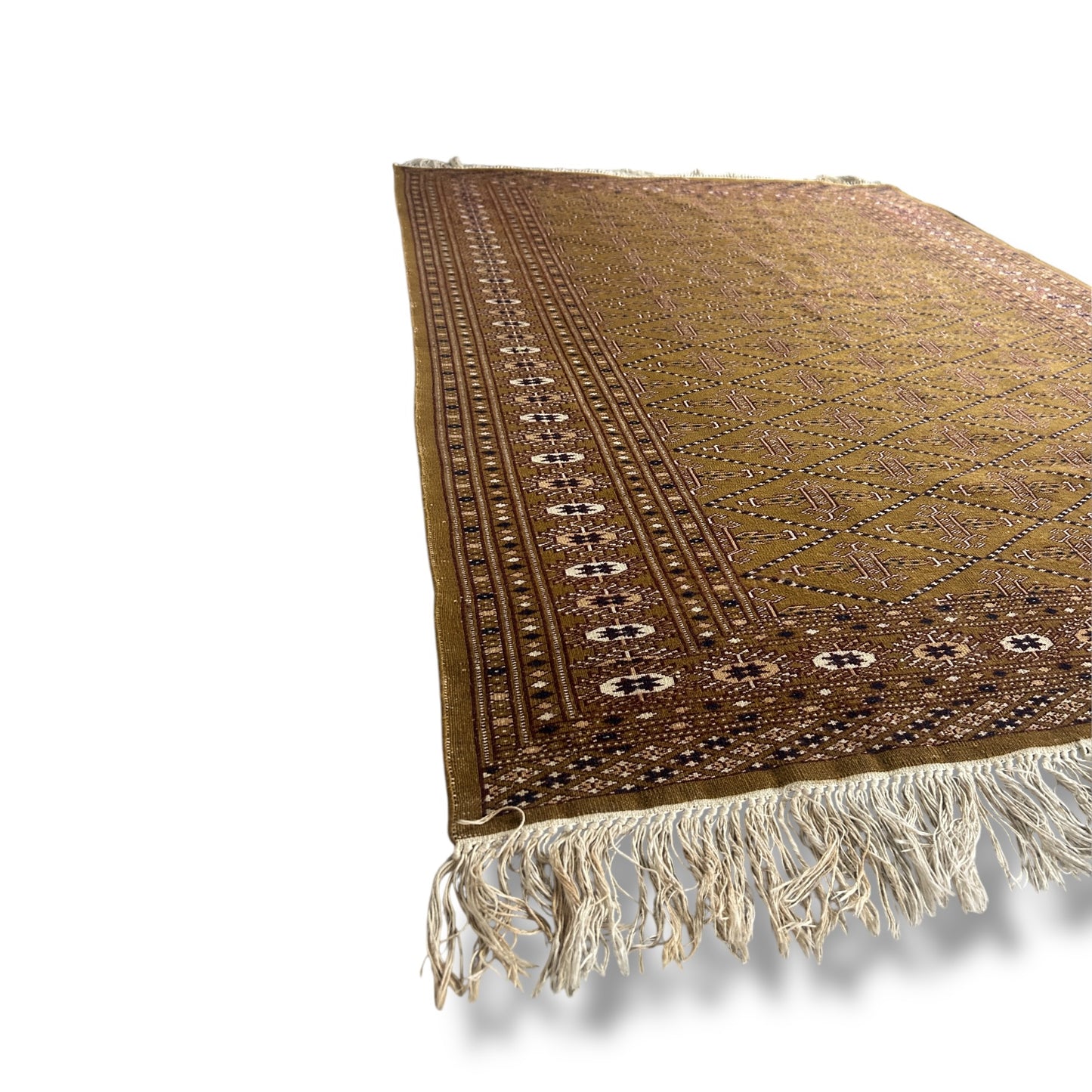Vintage Traditional Bokhara Pakistani Rug