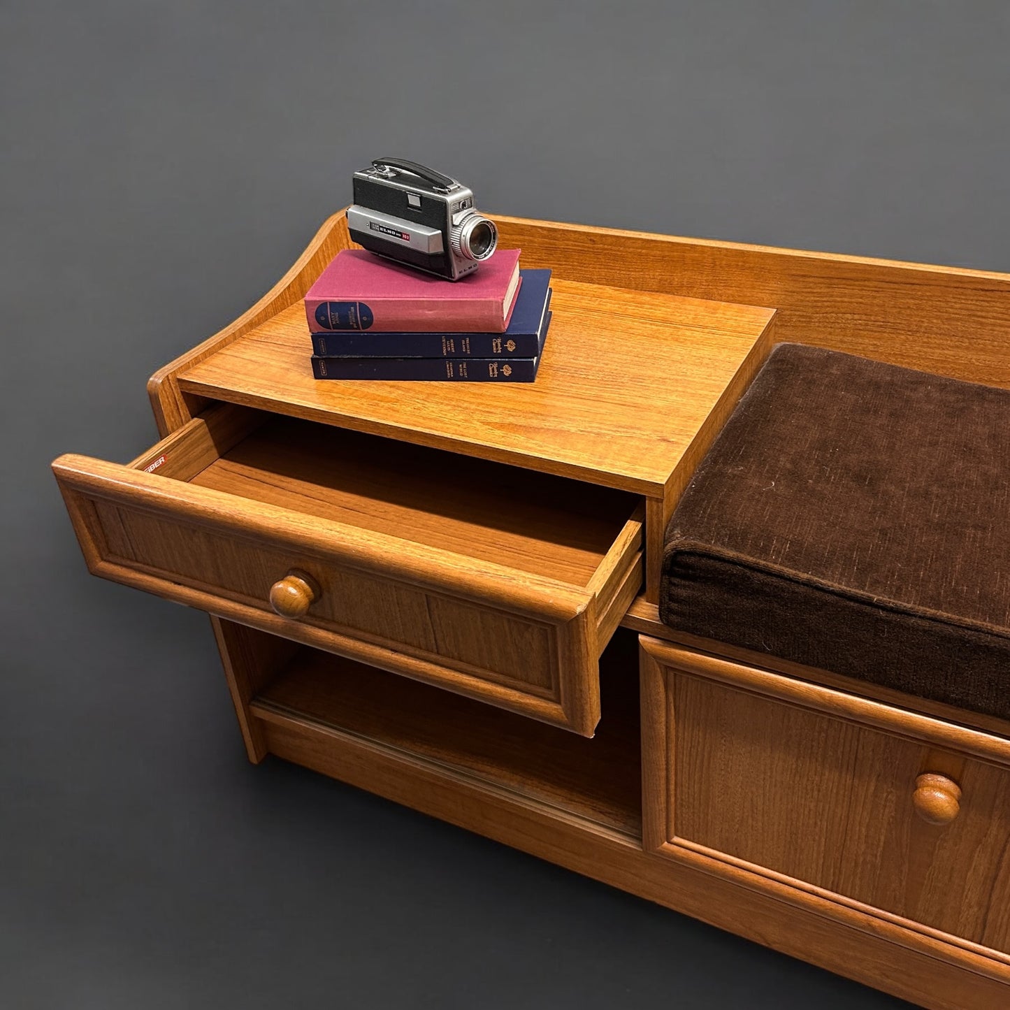 Mid Century Schreiber telephone seat table