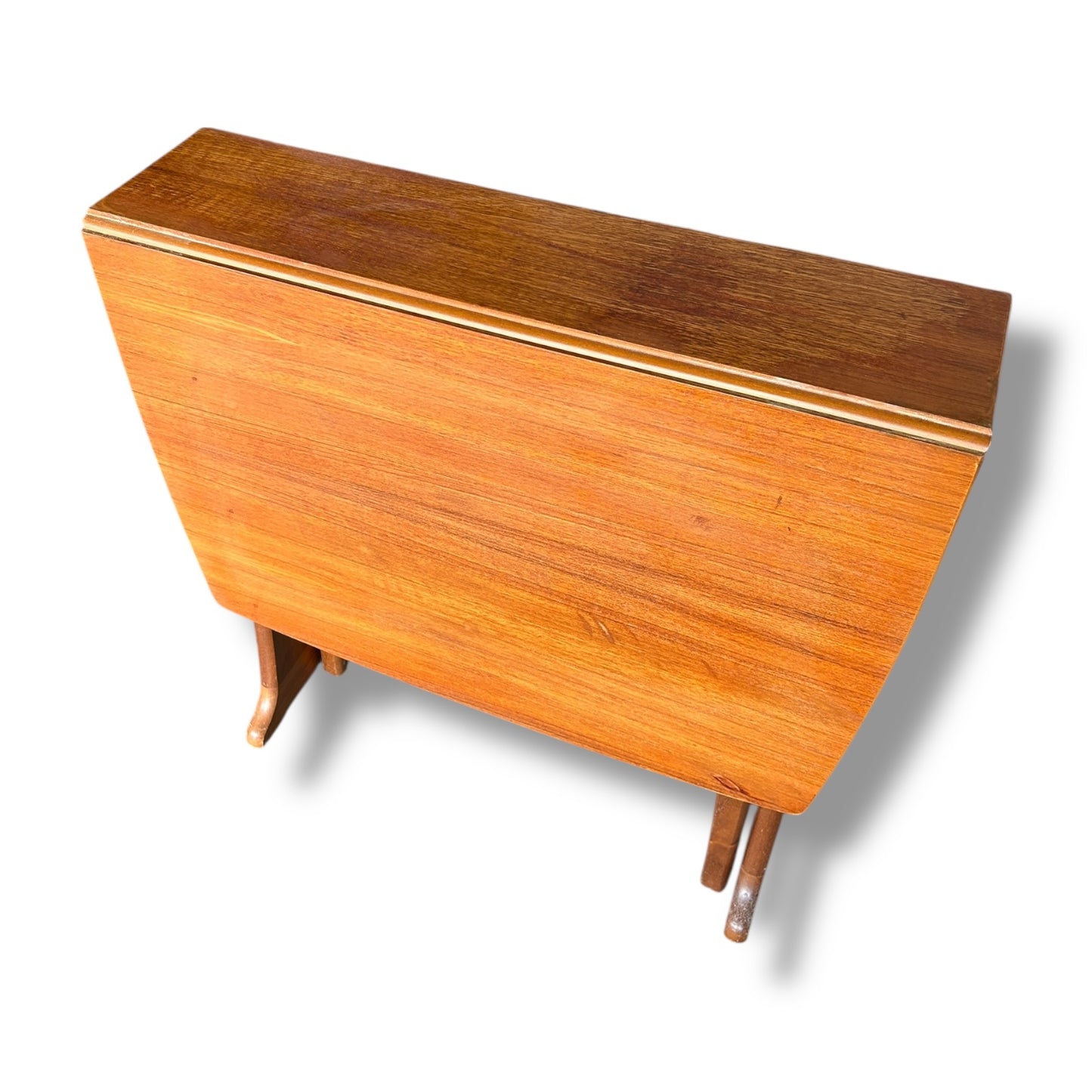 Legate Mid Century Drop Leaf Dining Table | Vintage Teak Extendable Table