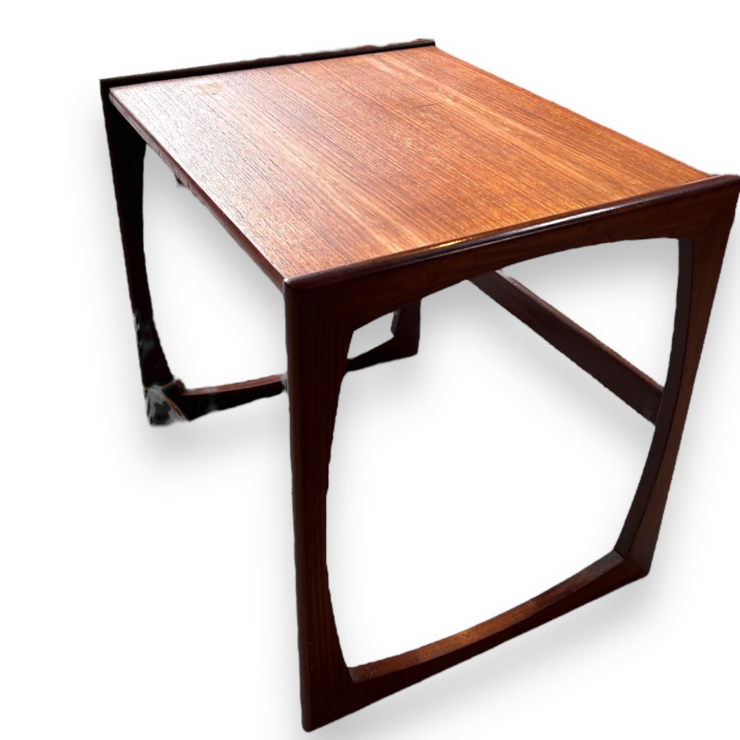 mid century G plan quadrille side table