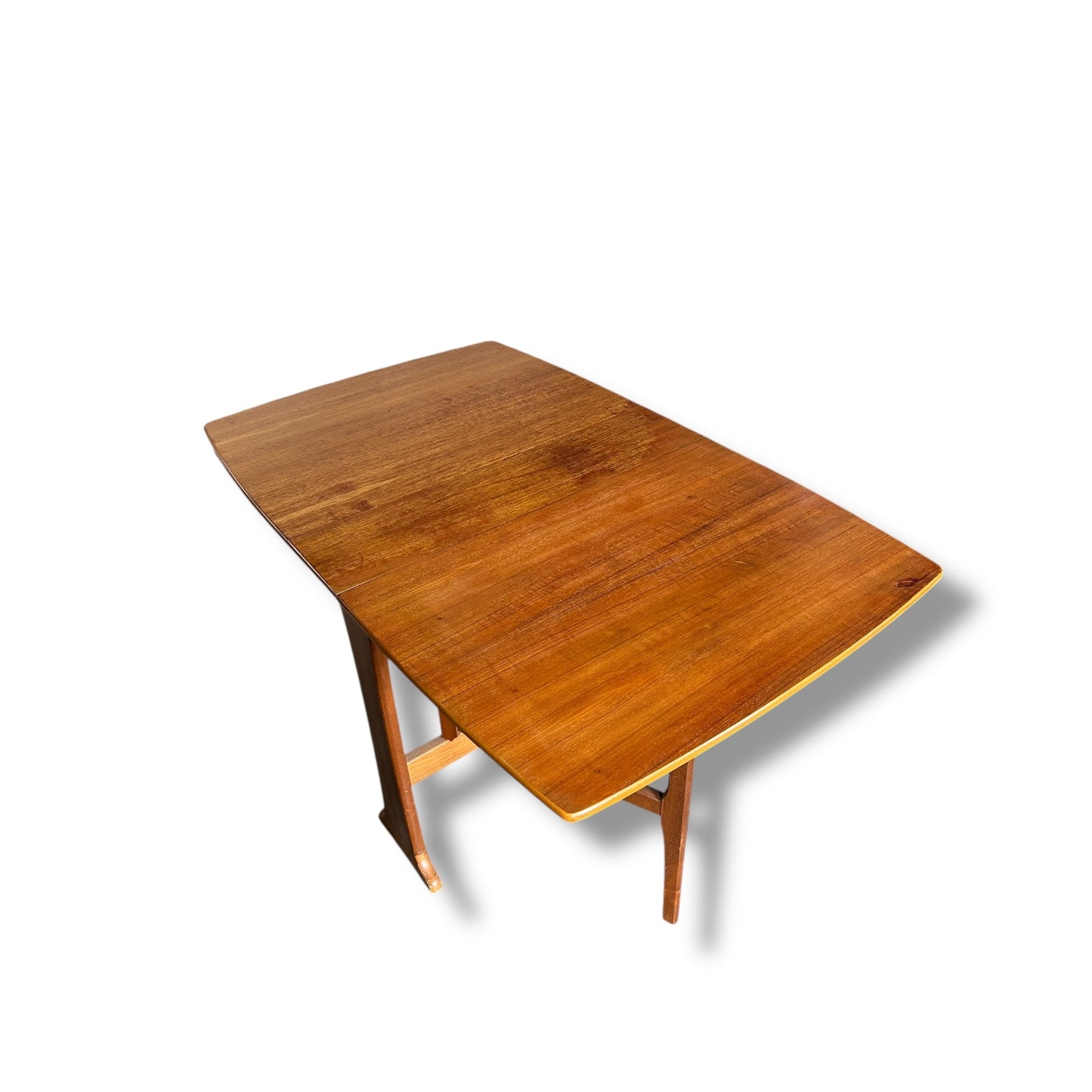 Legate Mid Century Drop Leaf Dining Table | Vintage Teak Extendable Table