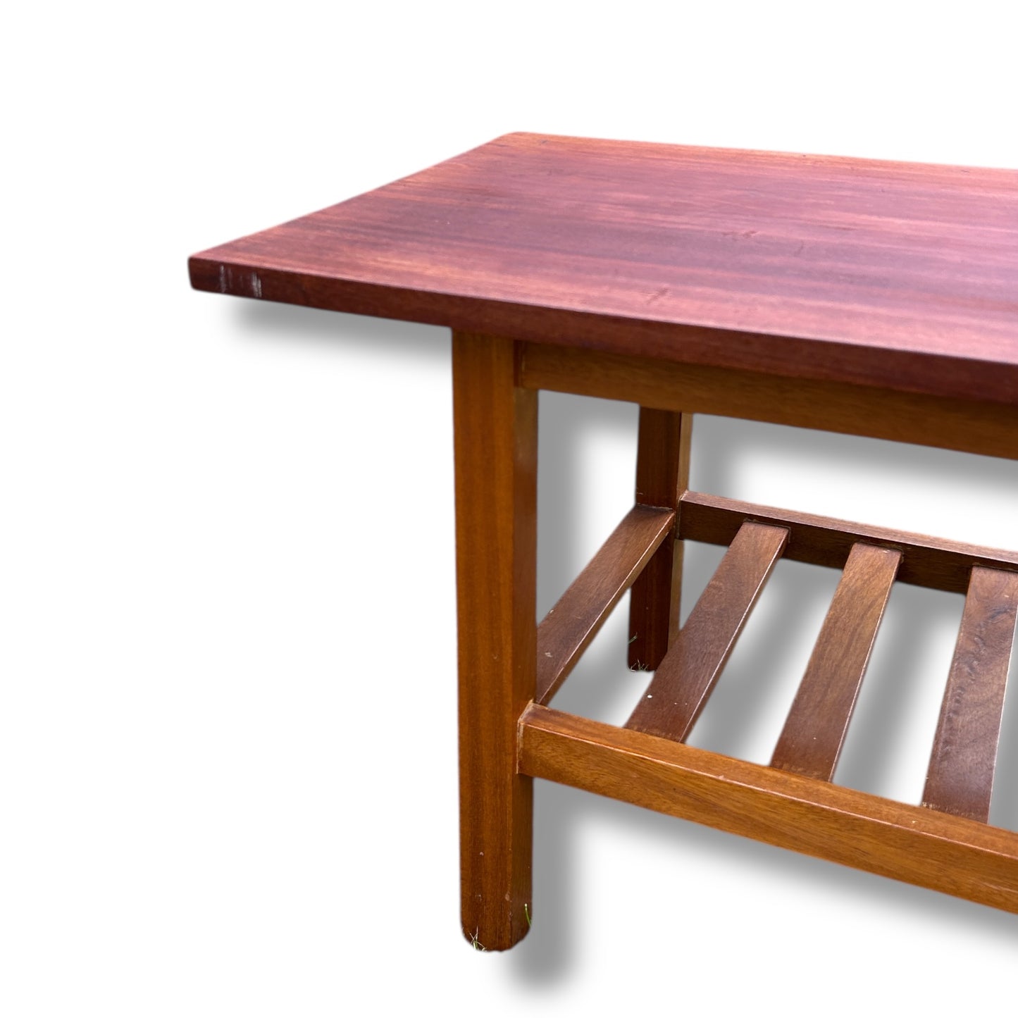 Mid-Century teak wood Kiaat coffee table