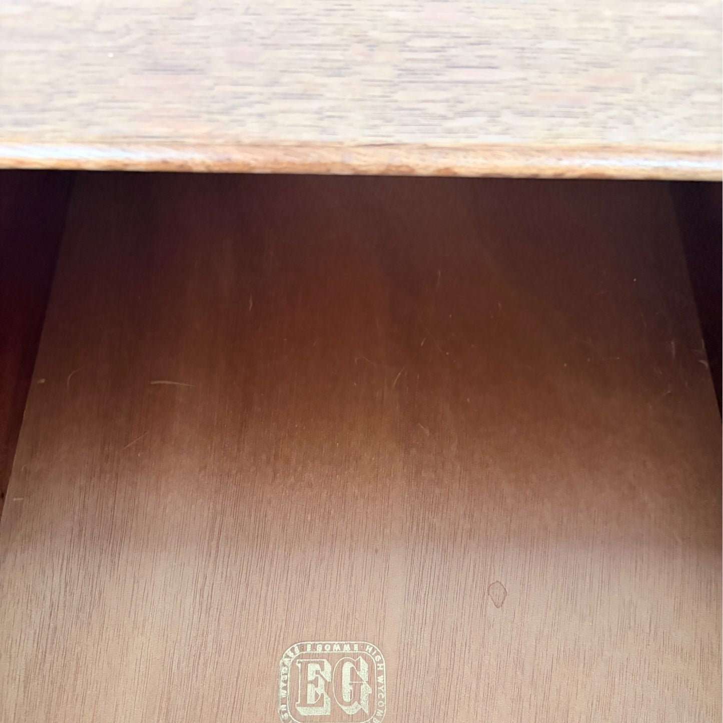 Mid Century E. Gomme Librenza Chest of Drawers – Teak & White with Brass Handles