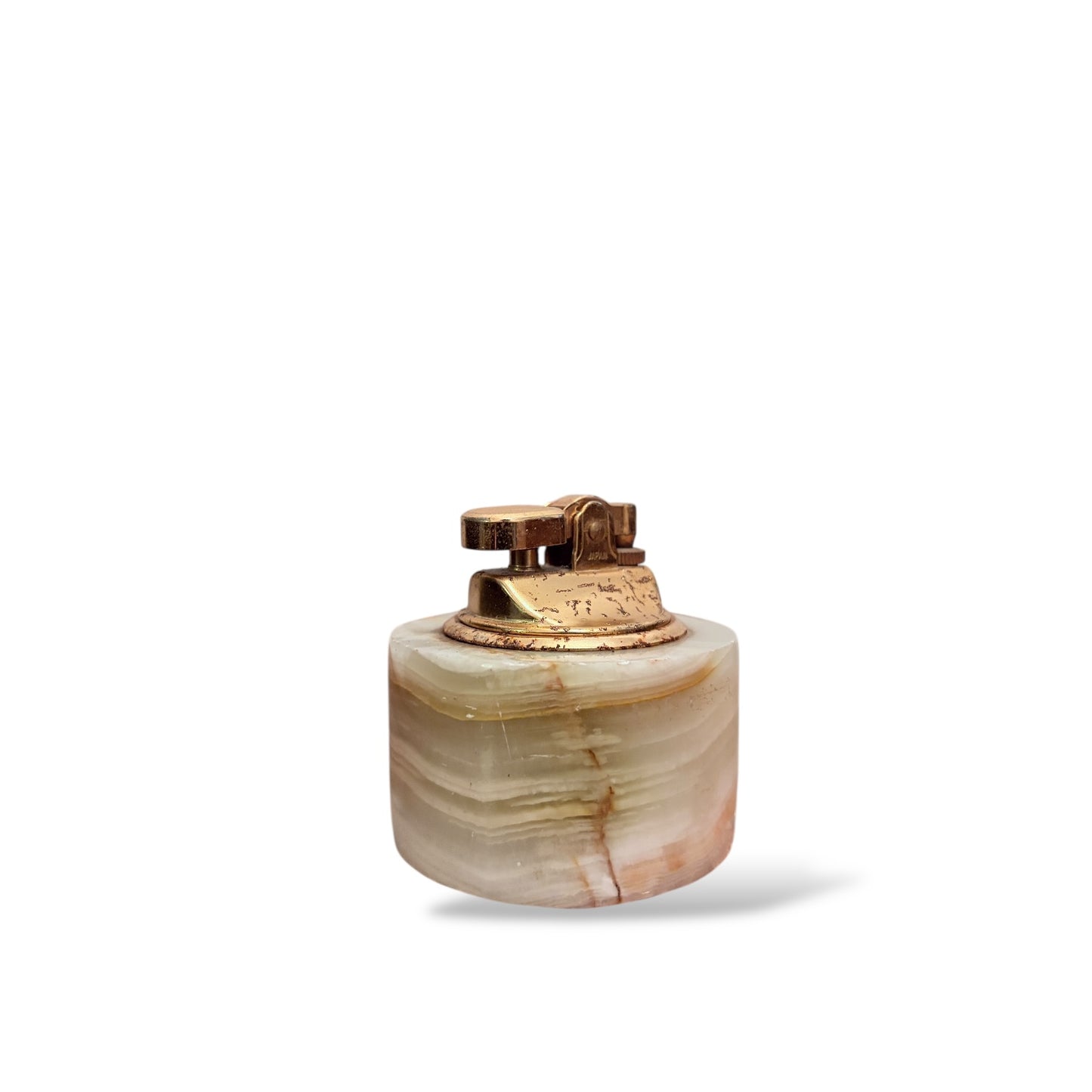 Vintage Italian Art Deco Onyx Marble Table Lighter