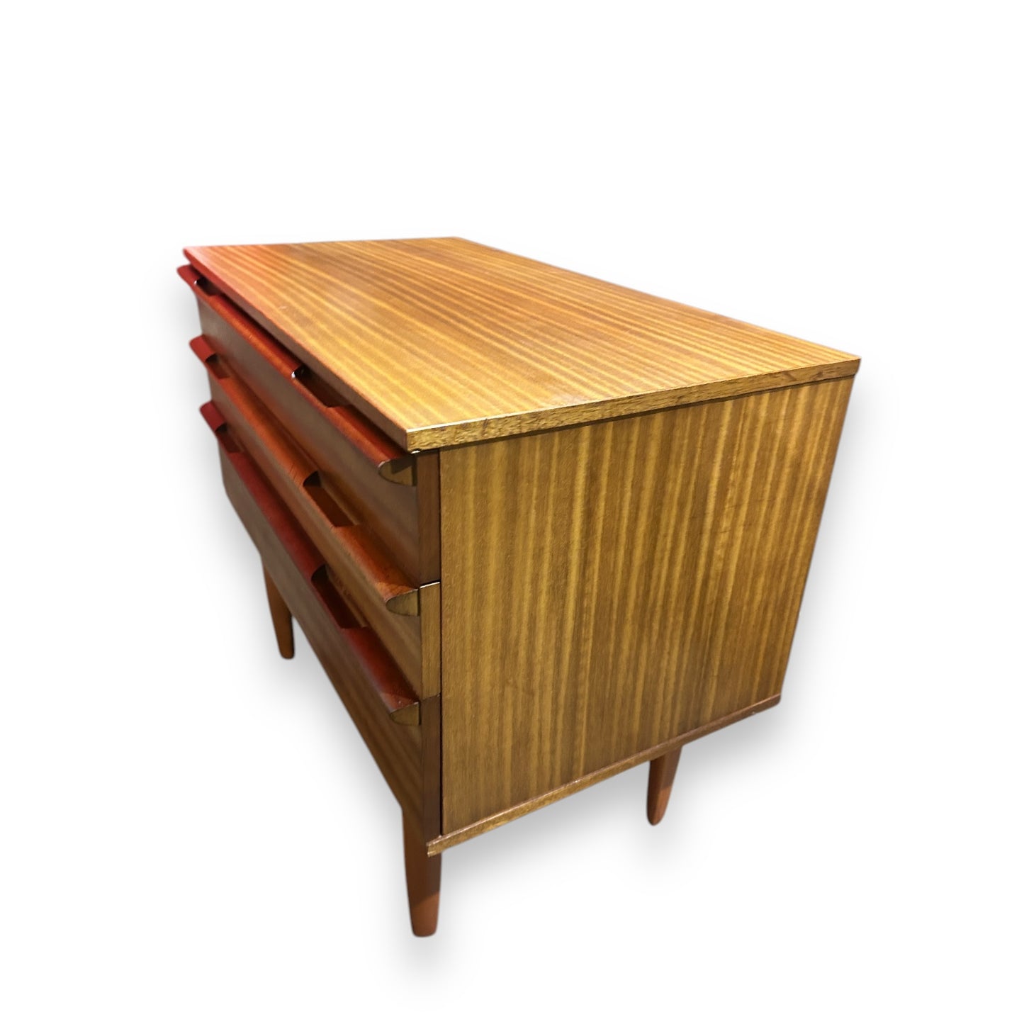 mid century Scandinavian teak chest of drawers