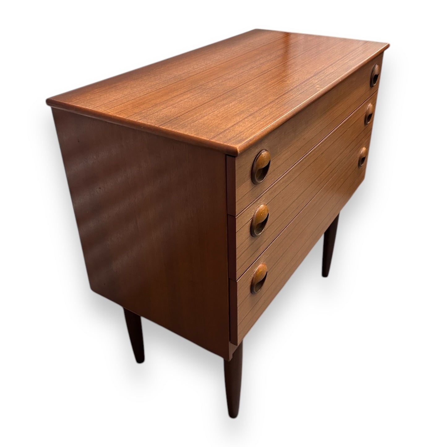 mid century teak chest of drawers