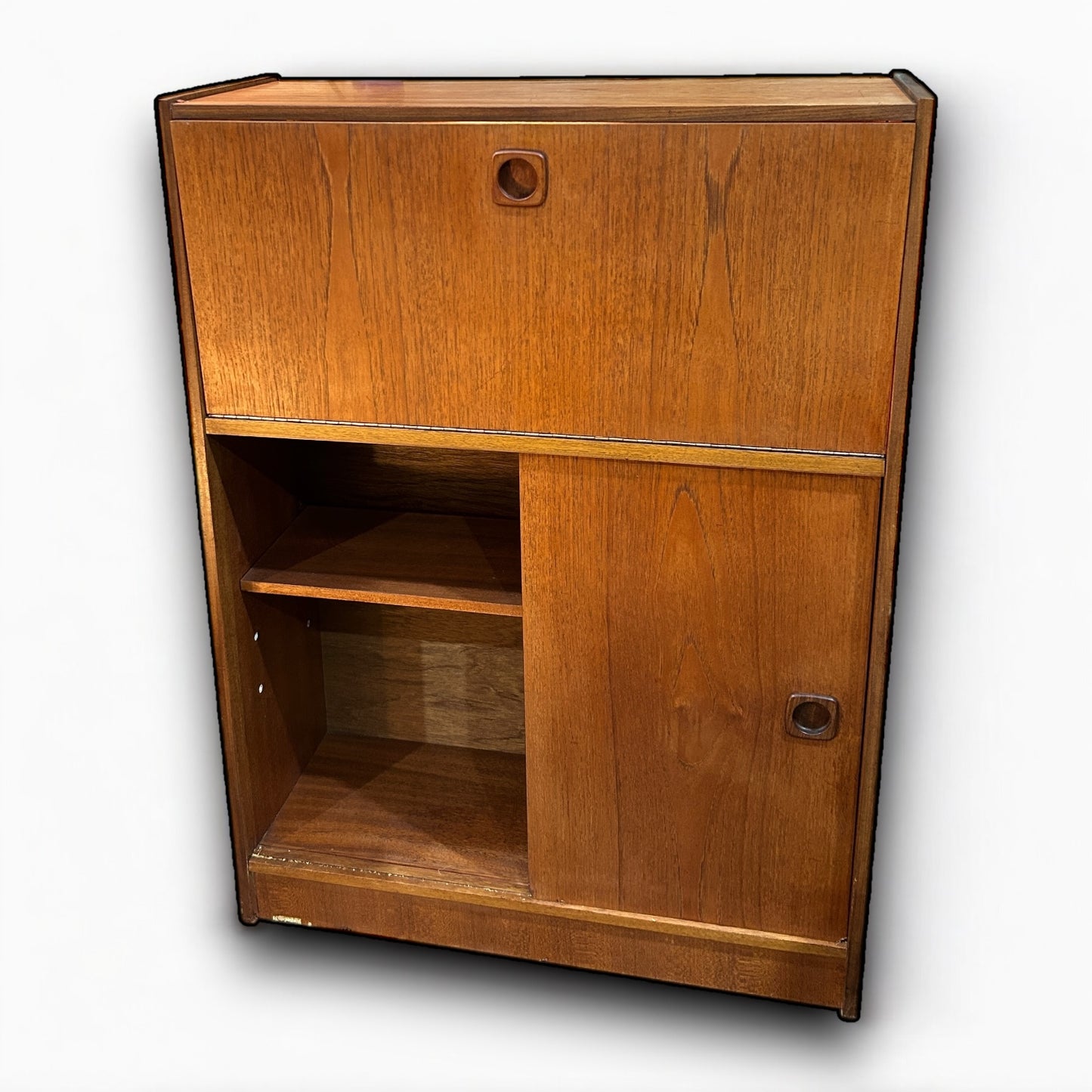 Mid Century Danish Teak Drinks Cabinet