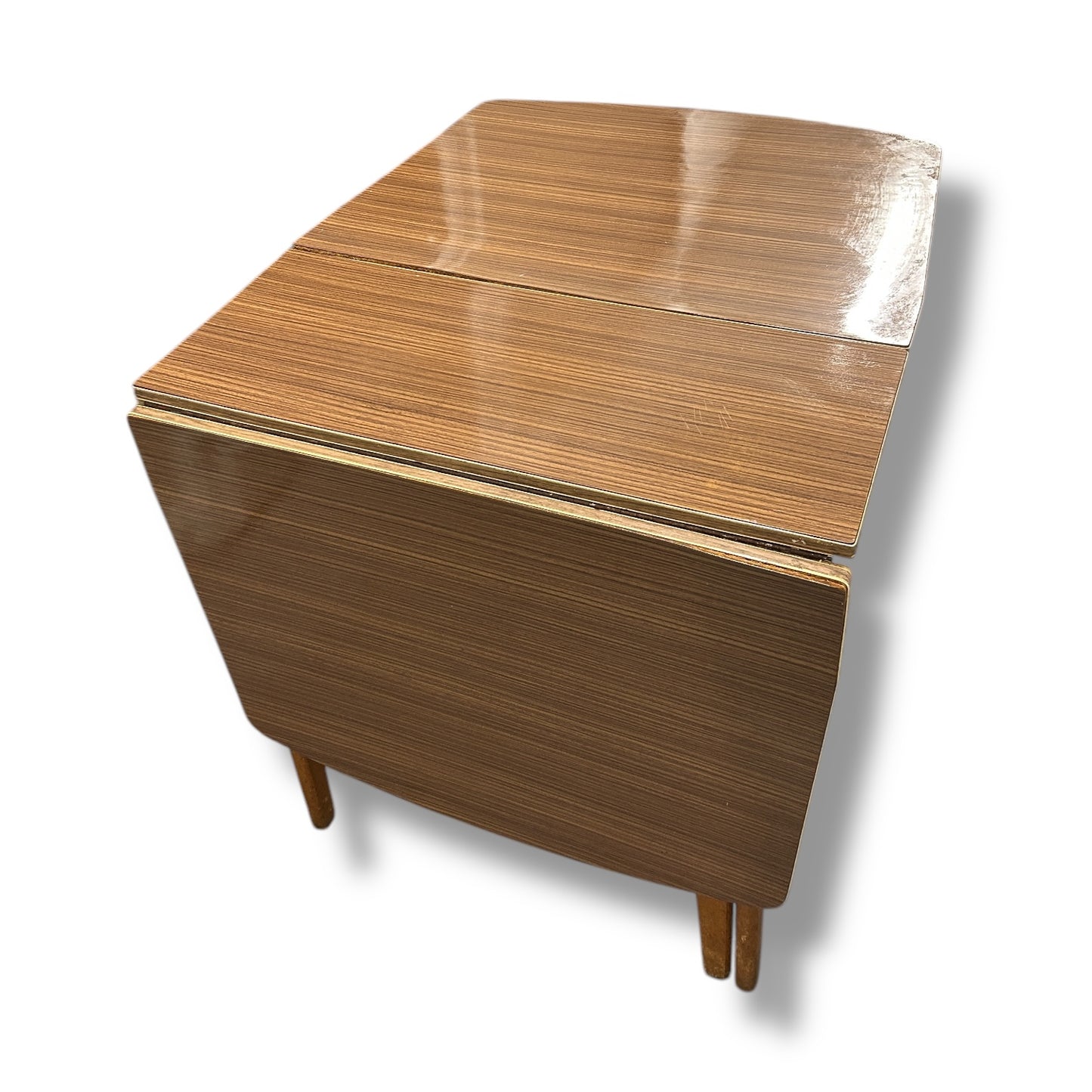 Mid Century Formica Drop Leaf Table