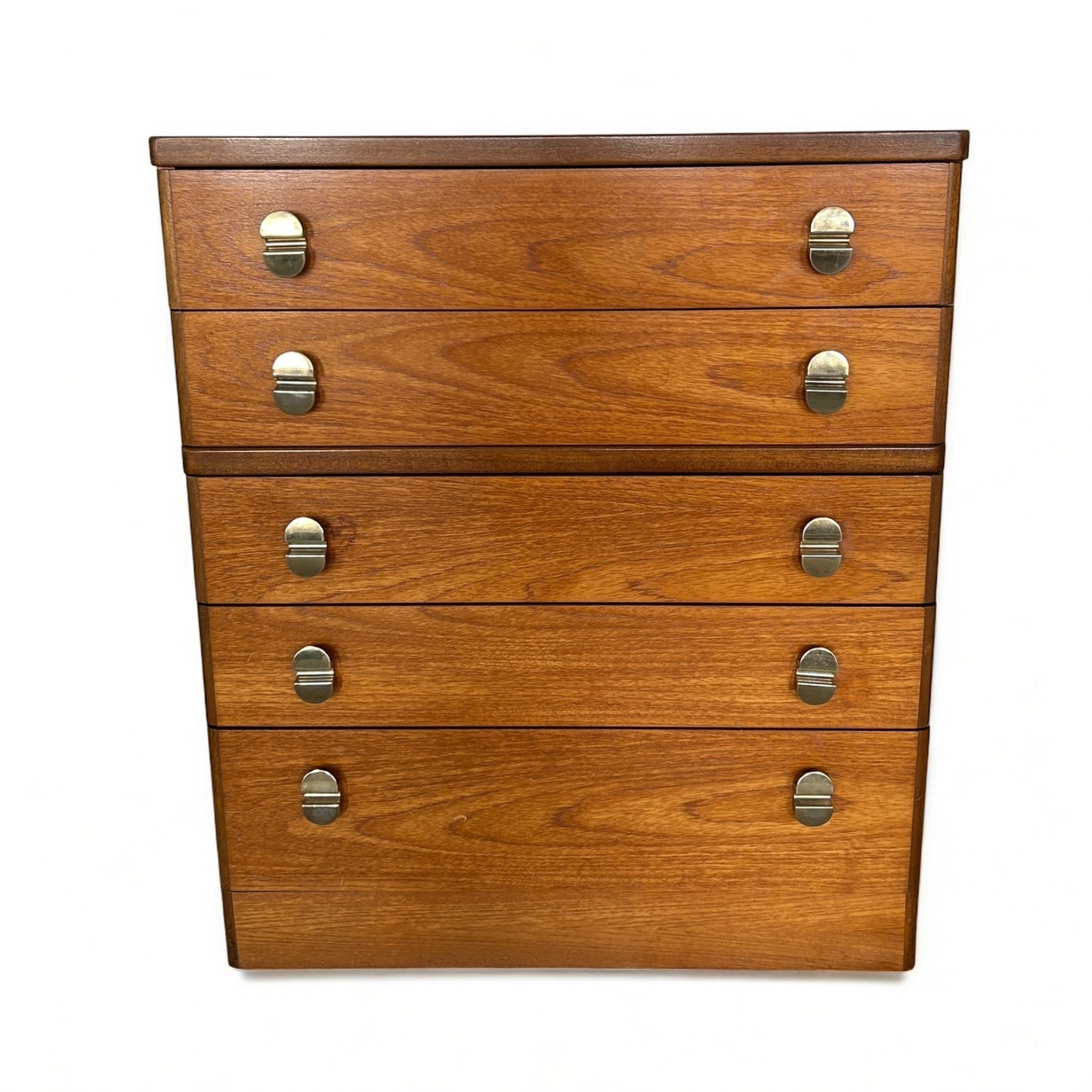 Mid Century Modern Teak Wood Dresser Drawers by Stag Furniture